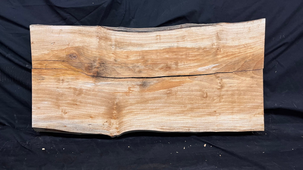 London Plane natural split resin table blank 797 L x 397 W x 62 D mm       (667)
