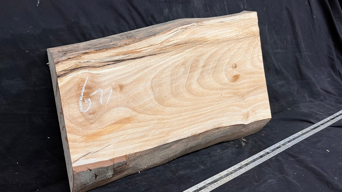 London Plane resin table blank 557 L x 360 W x 63 D mm       (671)