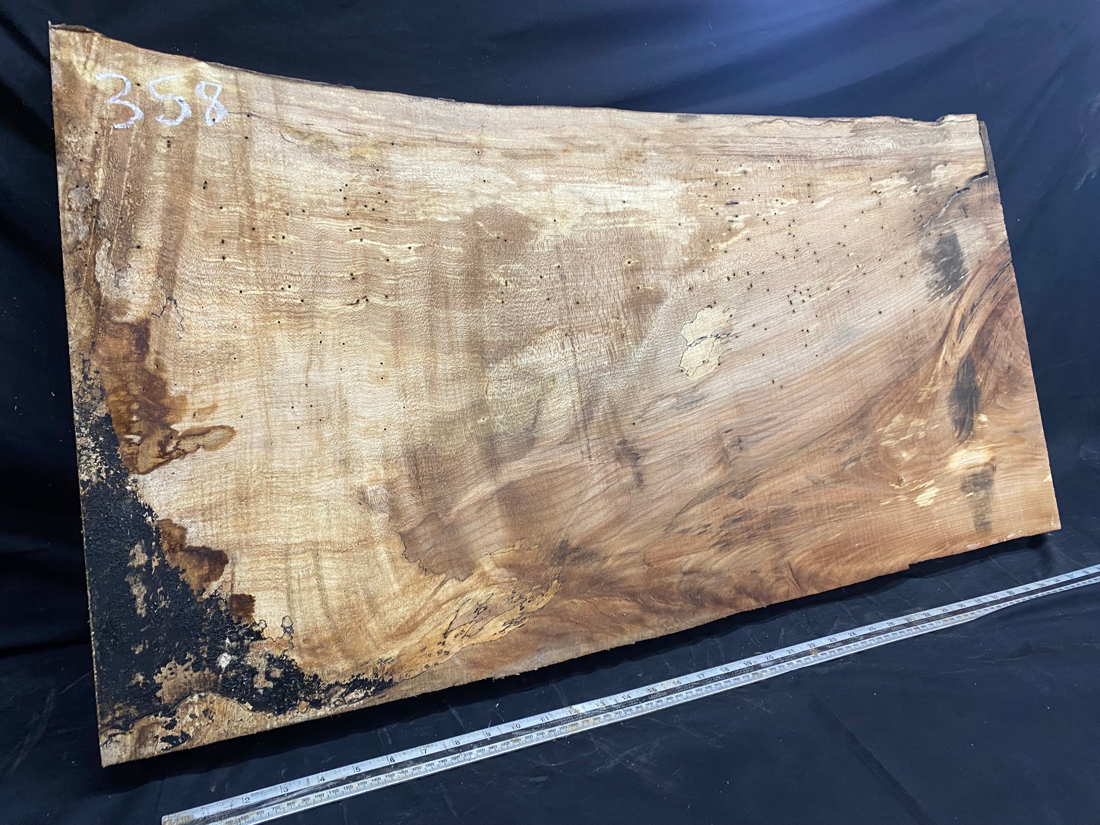 Table top, plank, shelf, craft sycamore wood 1016 L x 519 W x 47 D mm  (358)