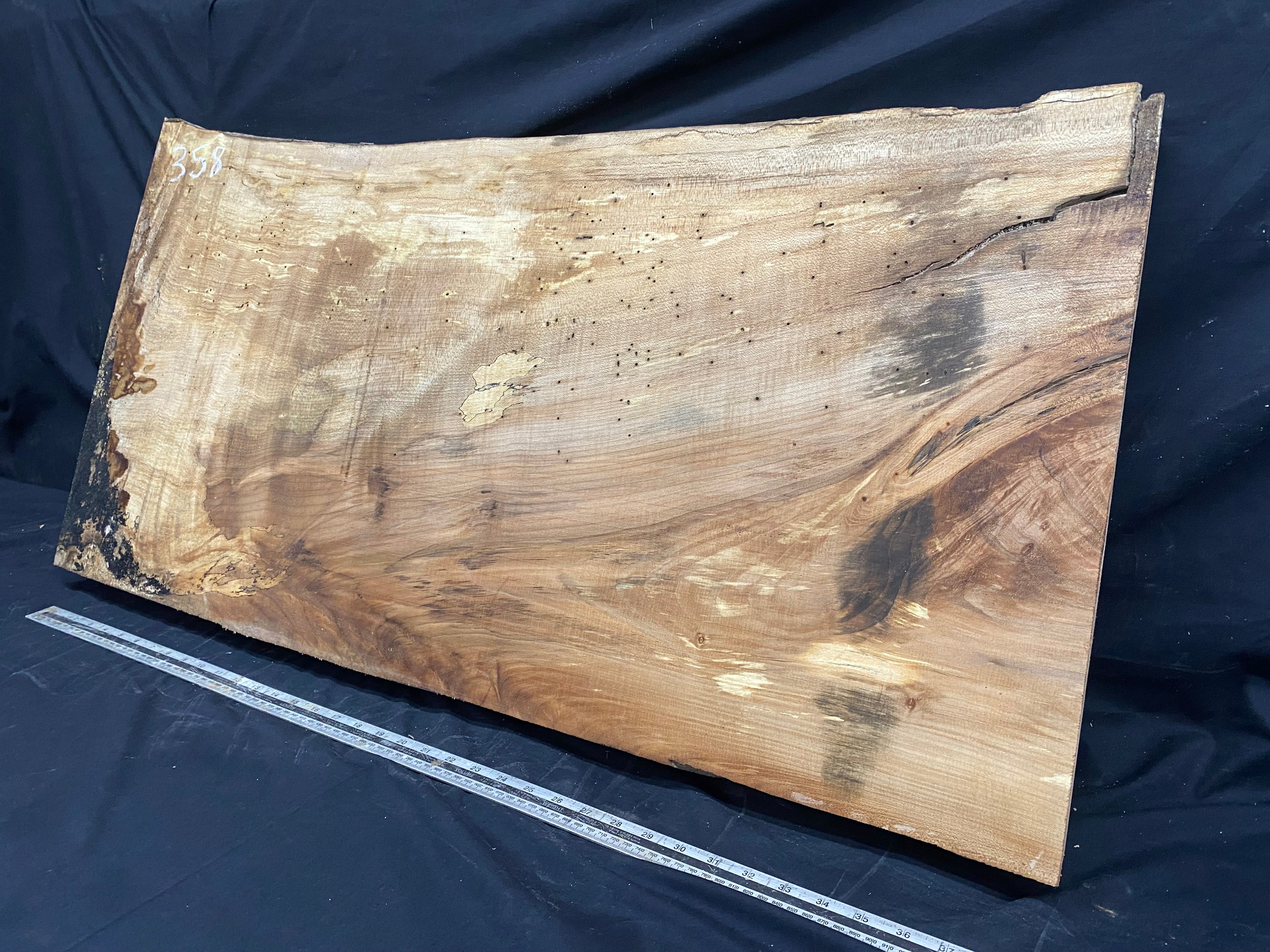 Table top, plank, shelf, craft sycamore wood 1016 L x 519 W x 47 D mm  (358)