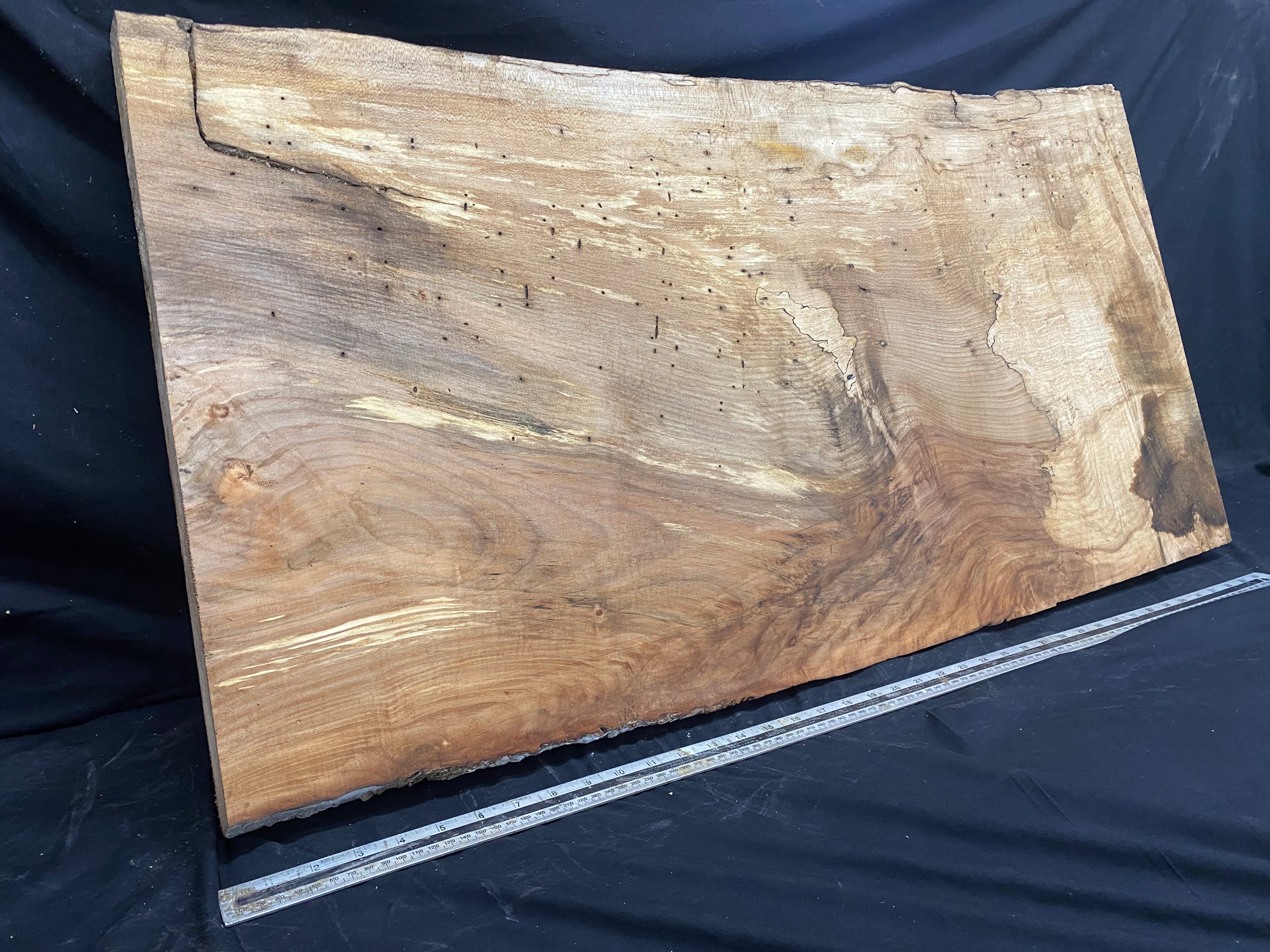 Table top, plank, shelf, craft sycamore wood 1016 L x 519 W x 47 D mm  (358)