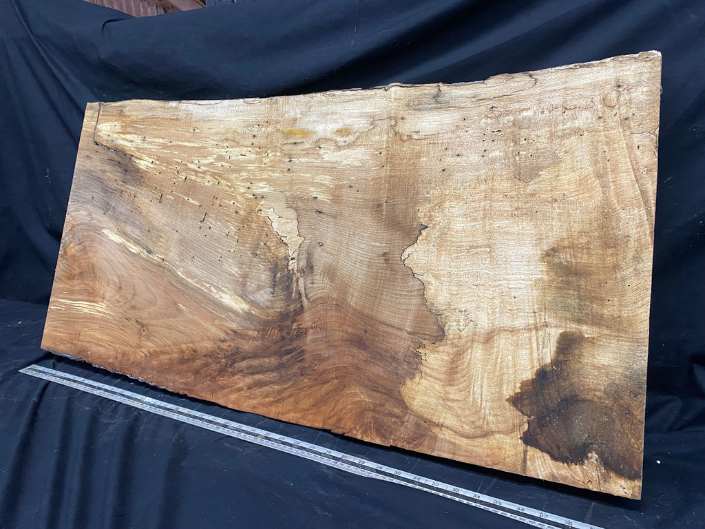 Table top, plank, shelf, craft sycamore wood 1016 L x 519 W x 47 D mm  (358)