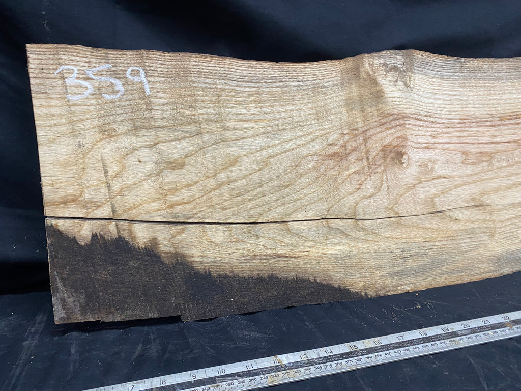 Hardwood window sill, ash timber plank 799 L x 283 W x 40 D mm     (359)