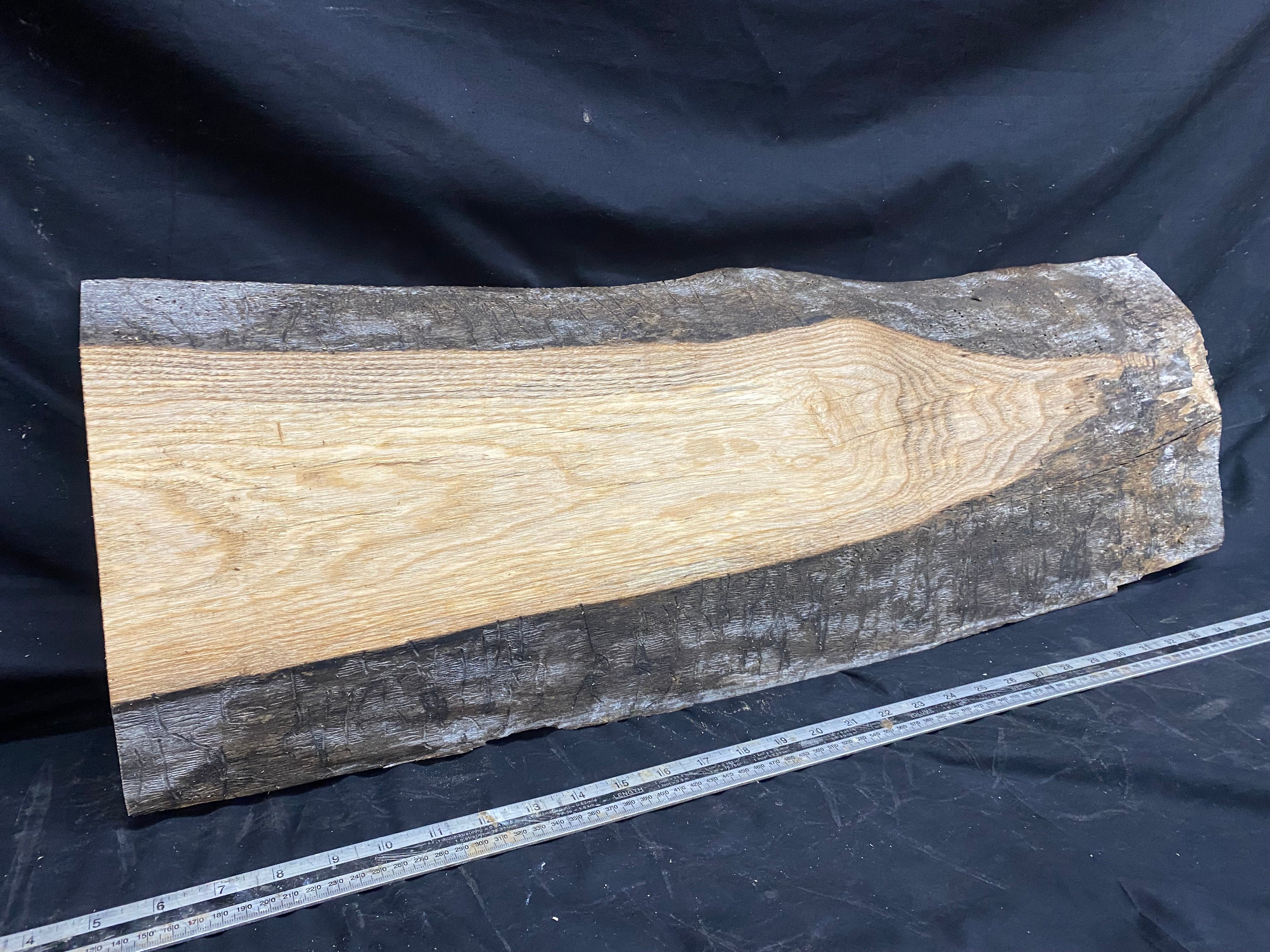 Hardwood window sill, ash timber plank 799 L x 283 W x 40 D mm     (359)