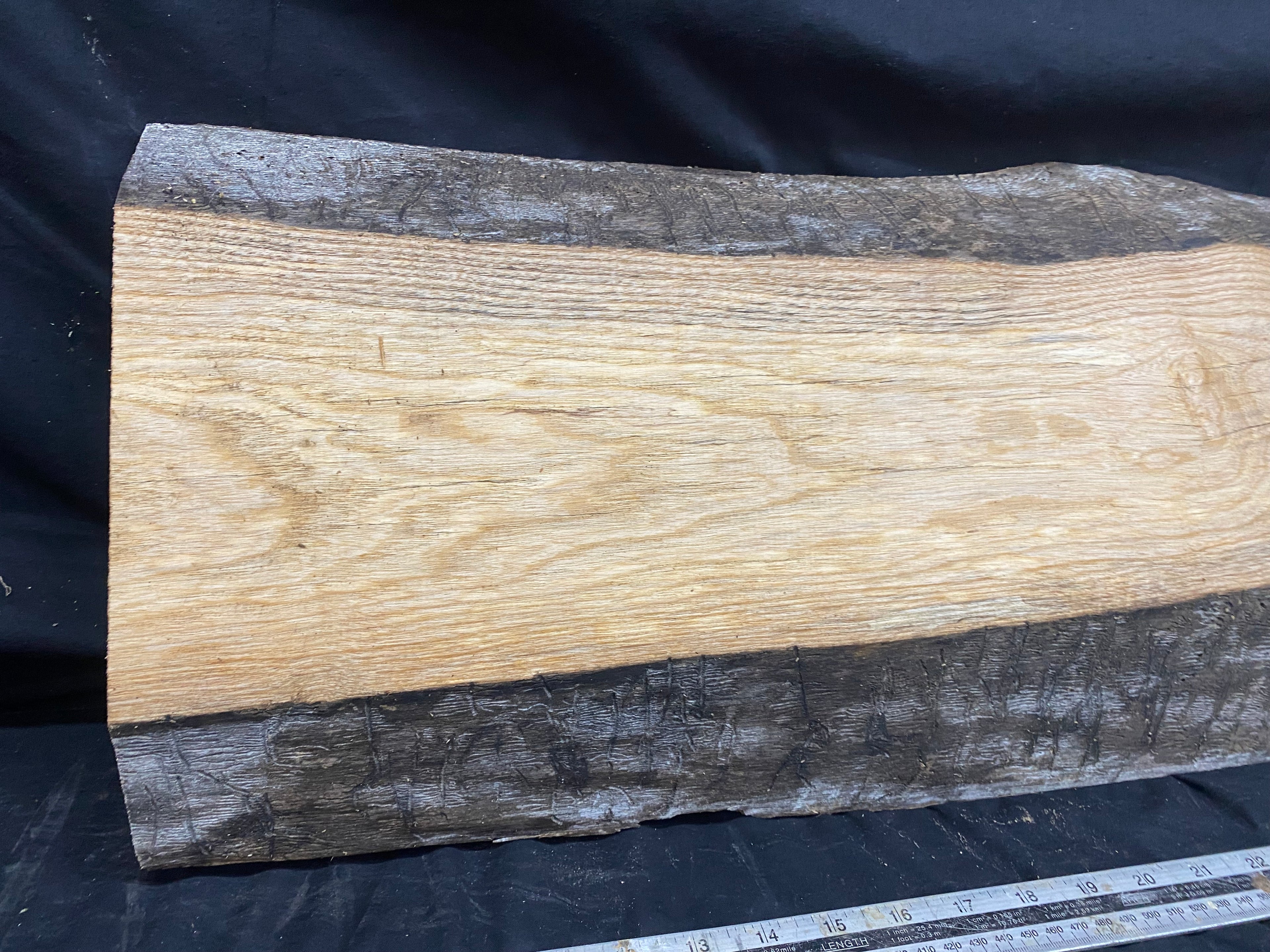 Hardwood window sill, ash timber plank 799 L x 283 W x 40 D mm     (359)