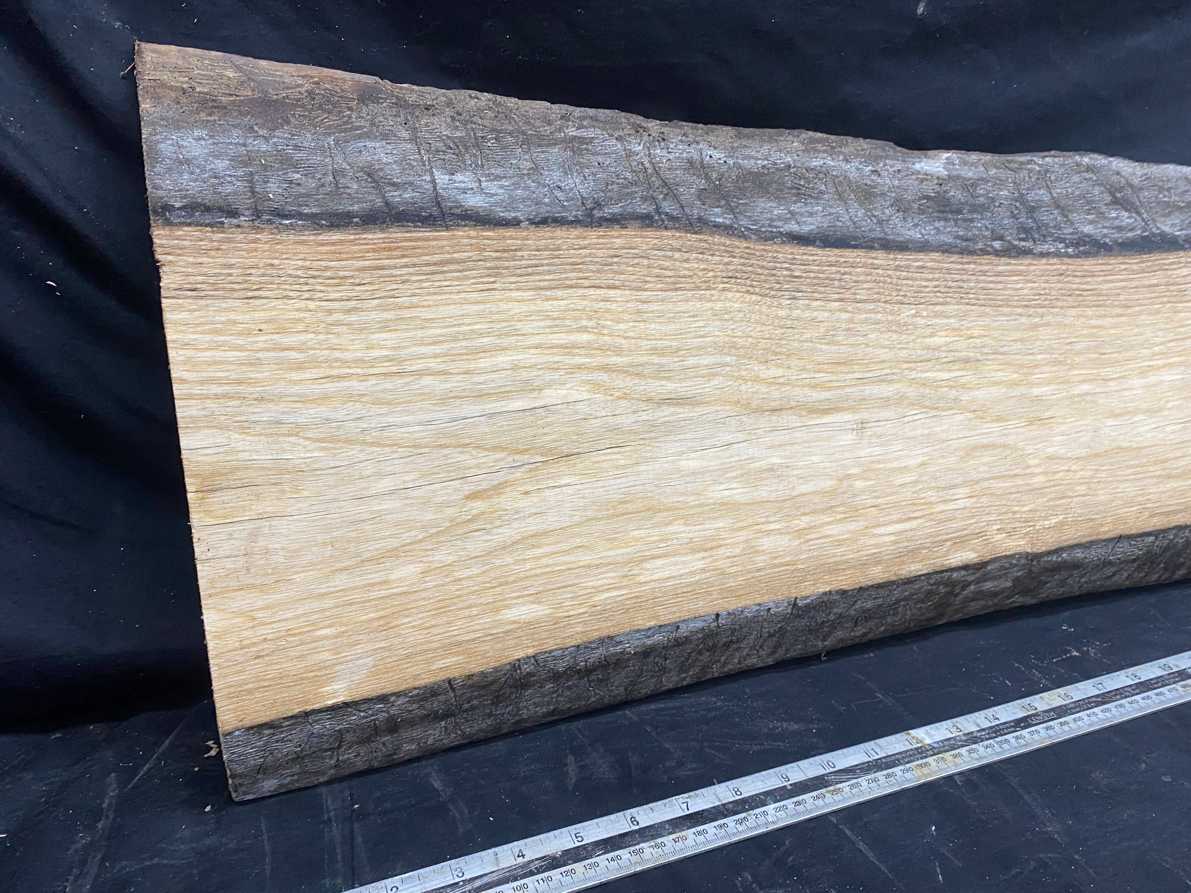 Hardwood window sill, ash timber plank 1058 L x 320 W x 43 D mm     (360)