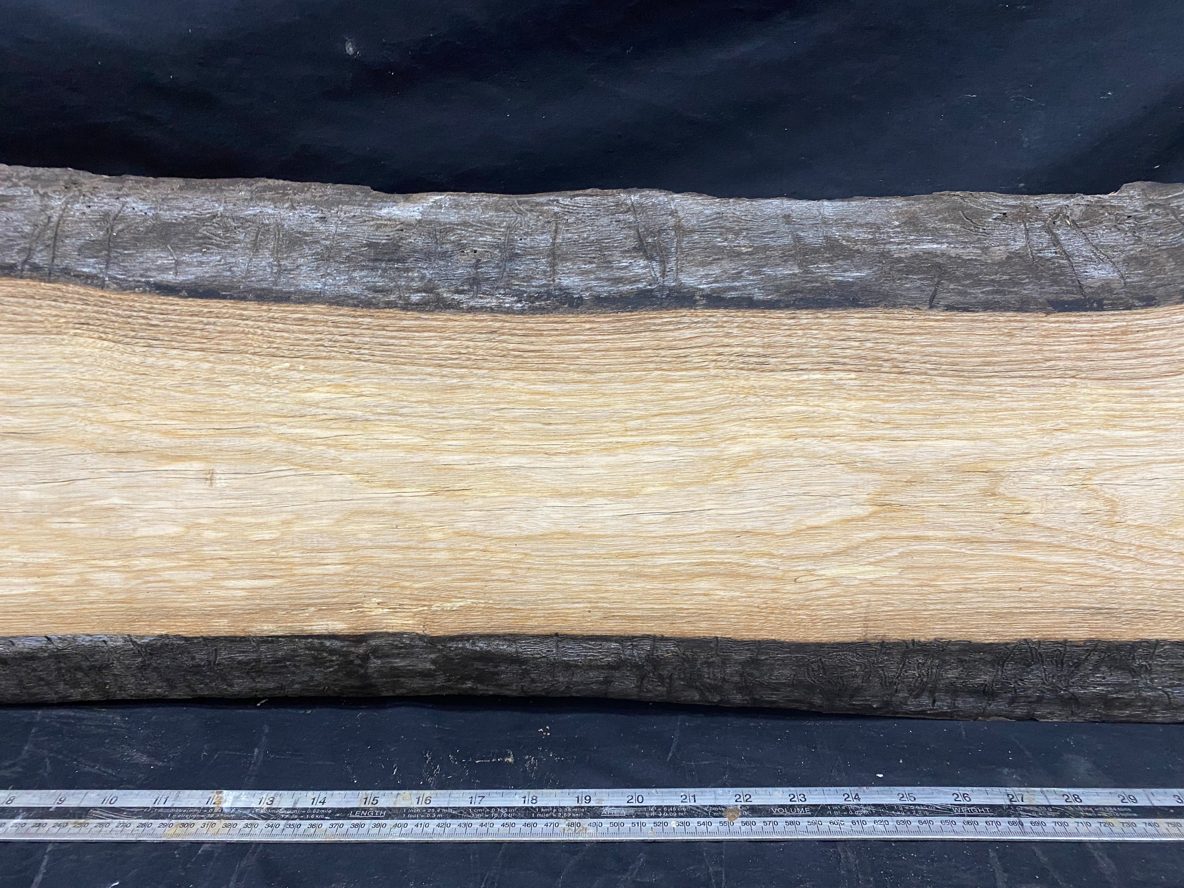 Hardwood window sill, ash timber plank 1058 L x 320 W x 43 D mm     (360)