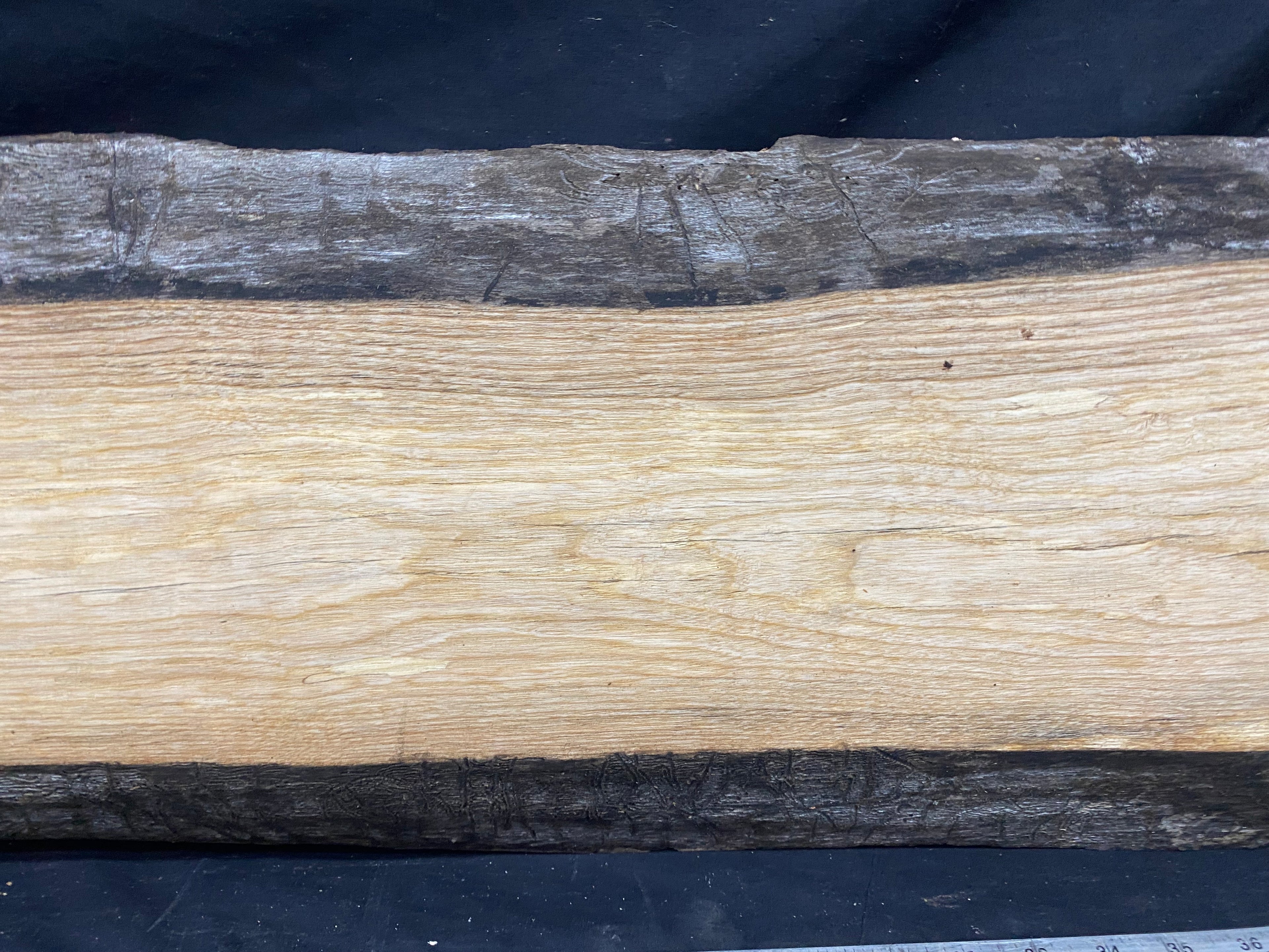 Hardwood window sill, ash timber plank 1058 L x 320 W x 43 D mm     (360)