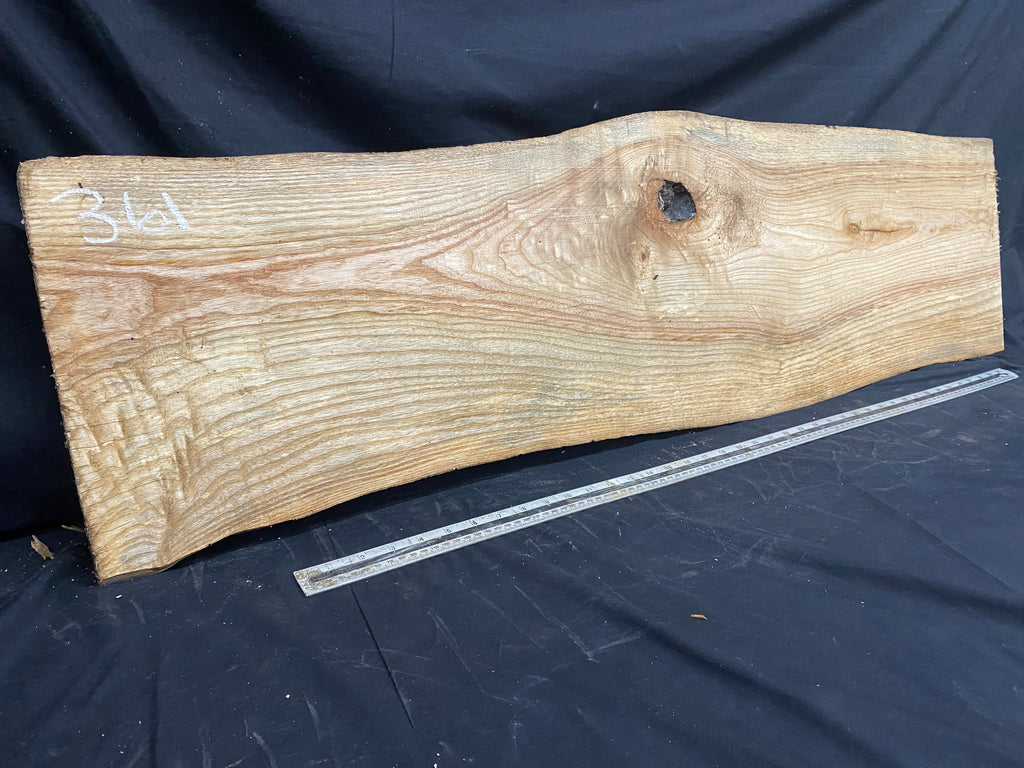 Hardwood window sill, ash timber plank 1268 L x 345 W x 42 D mm     (361)