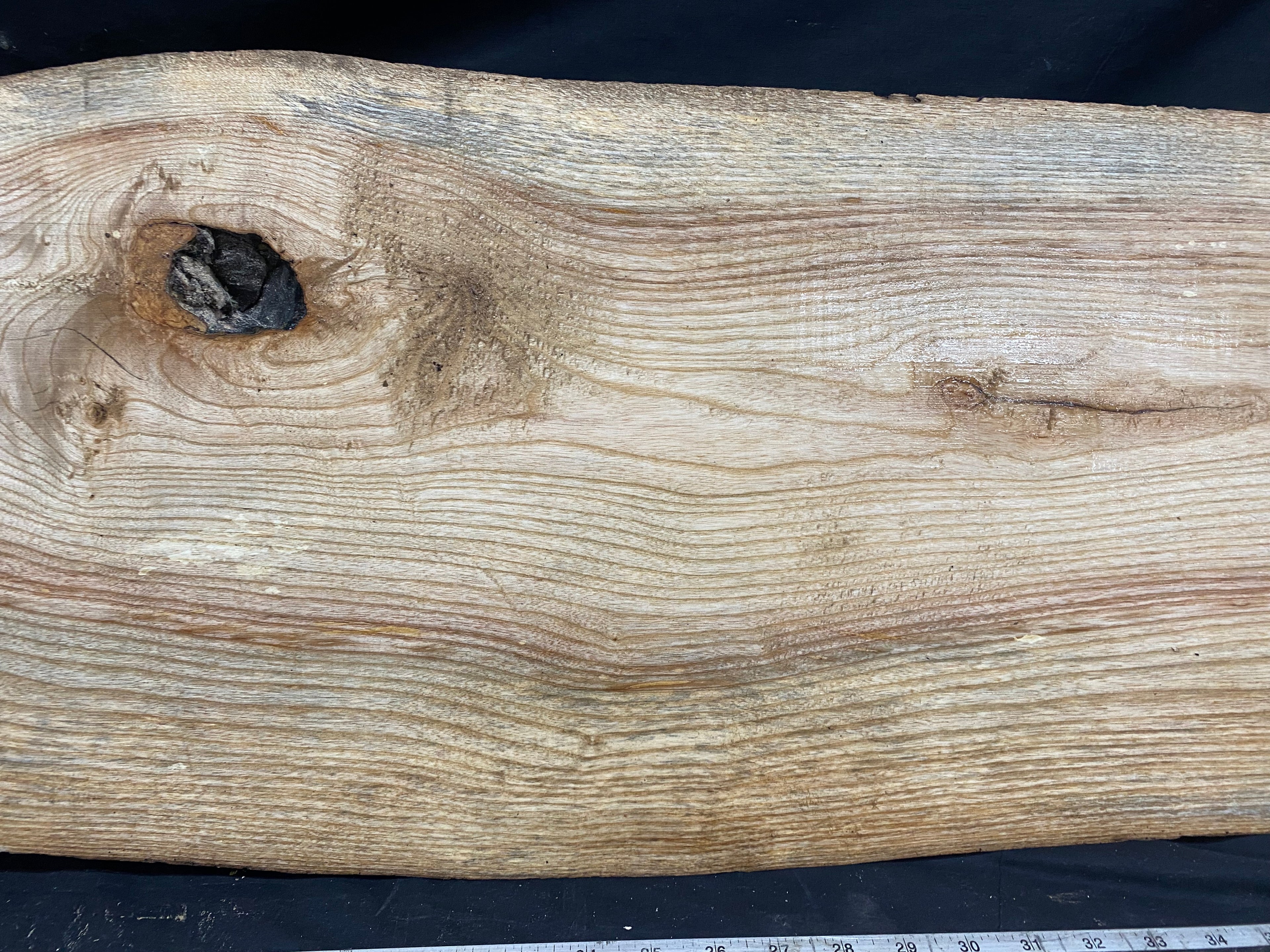 Hardwood window sill, ash timber plank 1268 L x 345 W x 42 D mm     (361)
