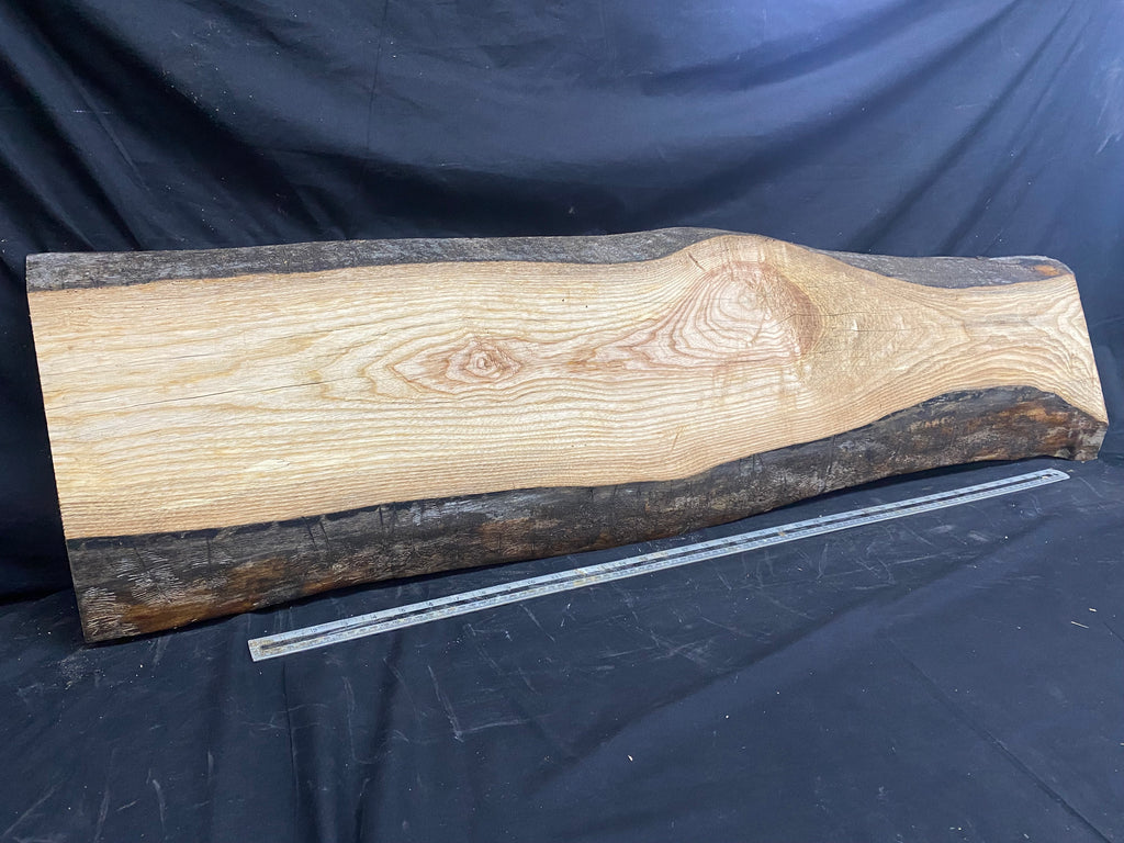 Hardwood window sill, ash timber plank 1268 L x 345 W x 42 D mm     (361)