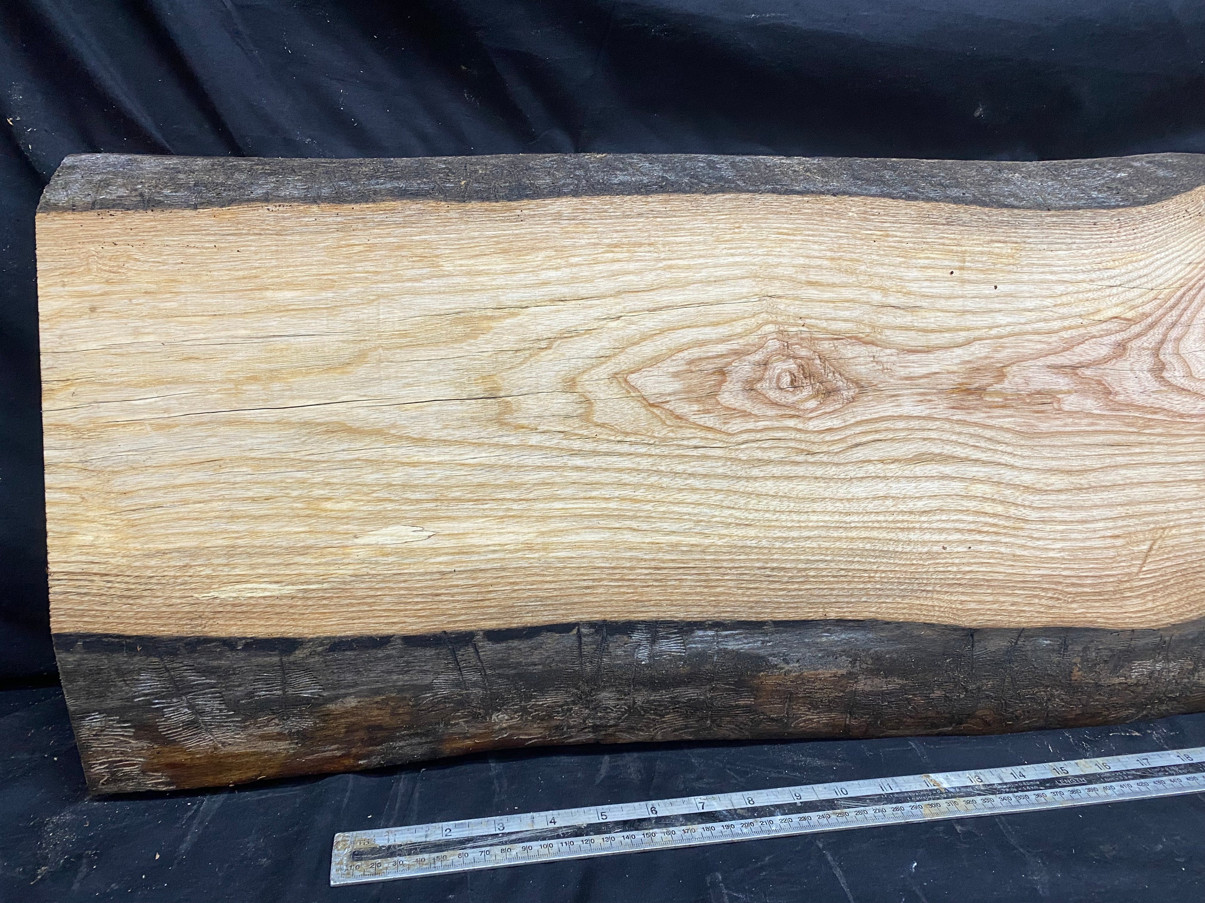Hardwood window sill, ash timber plank 1268 L x 345 W x 42 D mm     (361)