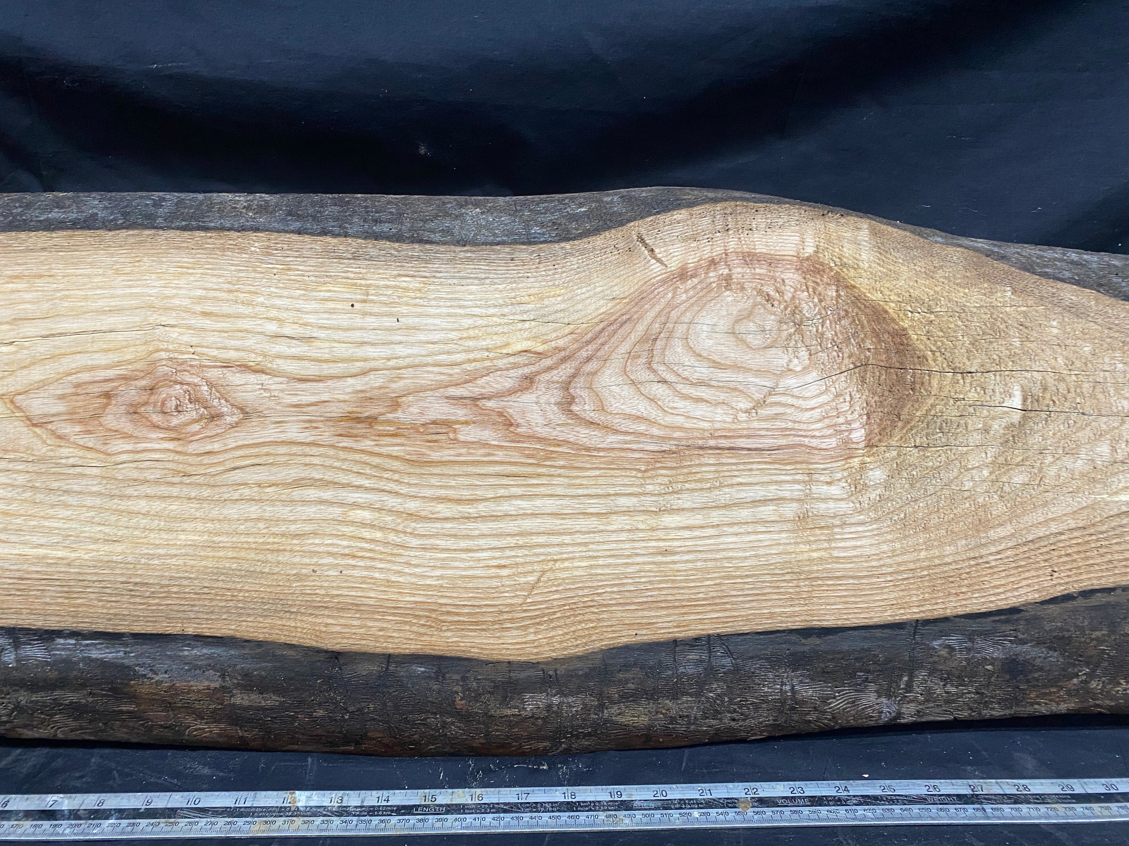 Hardwood window sill, ash timber plank 1268 L x 345 W x 42 D mm     (361)