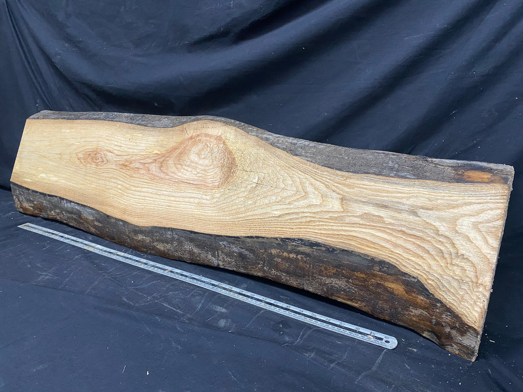 Hardwood window sill, ash timber plank 1268 L x 345 W x 42 D mm     (361)