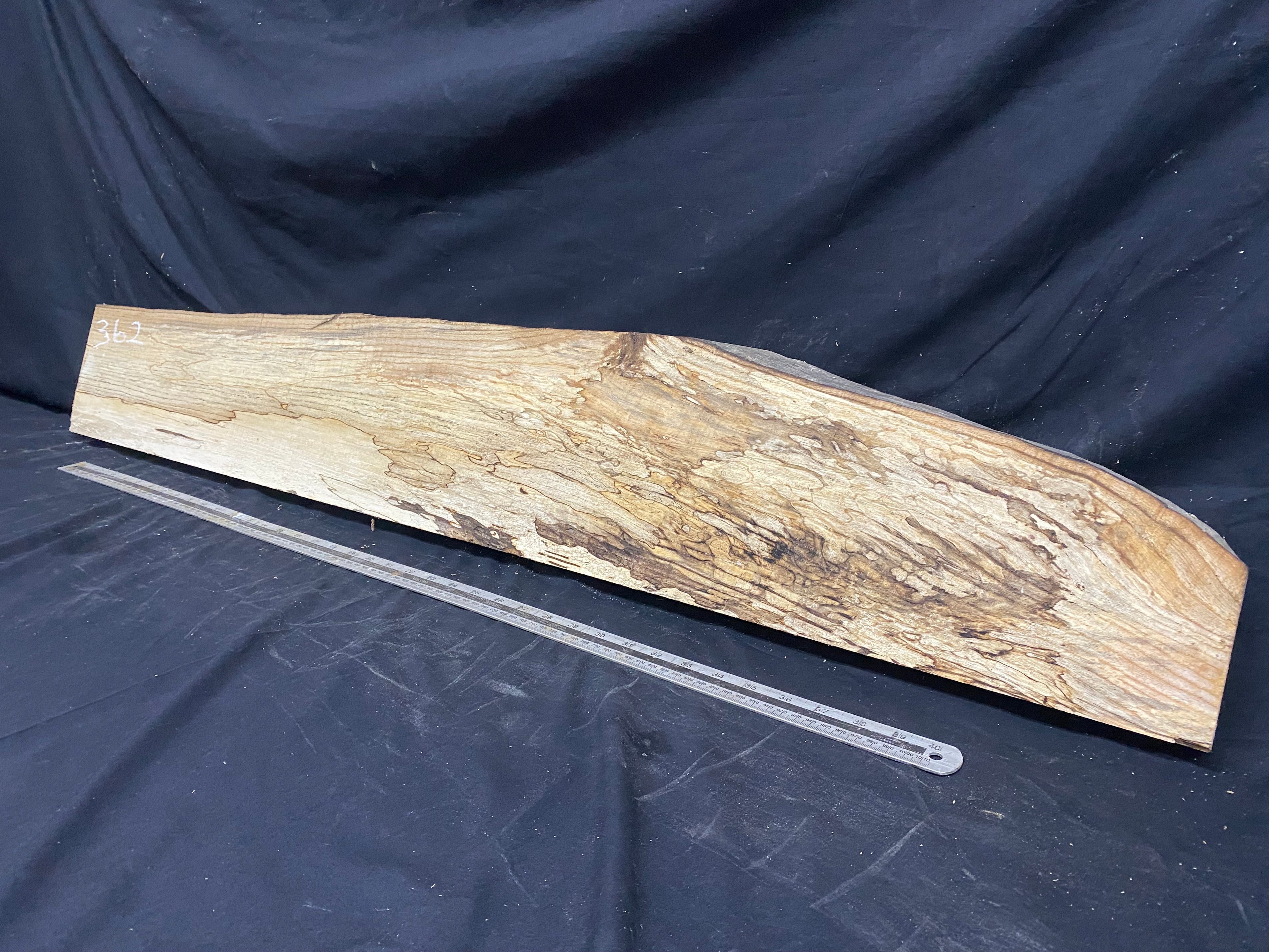 Hardwood window sill, ash timber plank 1250 L x 210 W x 37 D mm     (362)