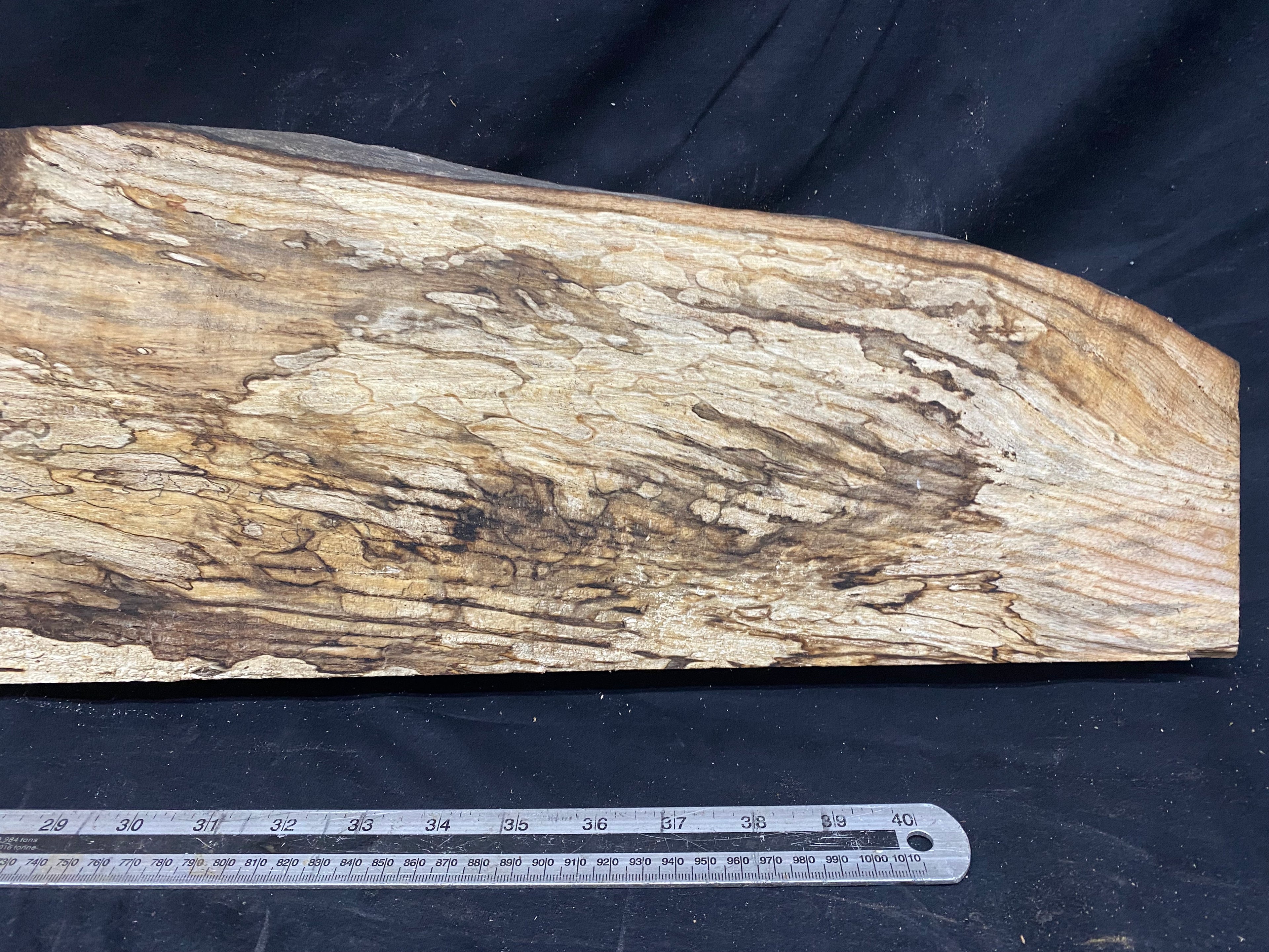 Hardwood window sill, ash timber plank 1250 L x 210 W x 37 D mm     (362)