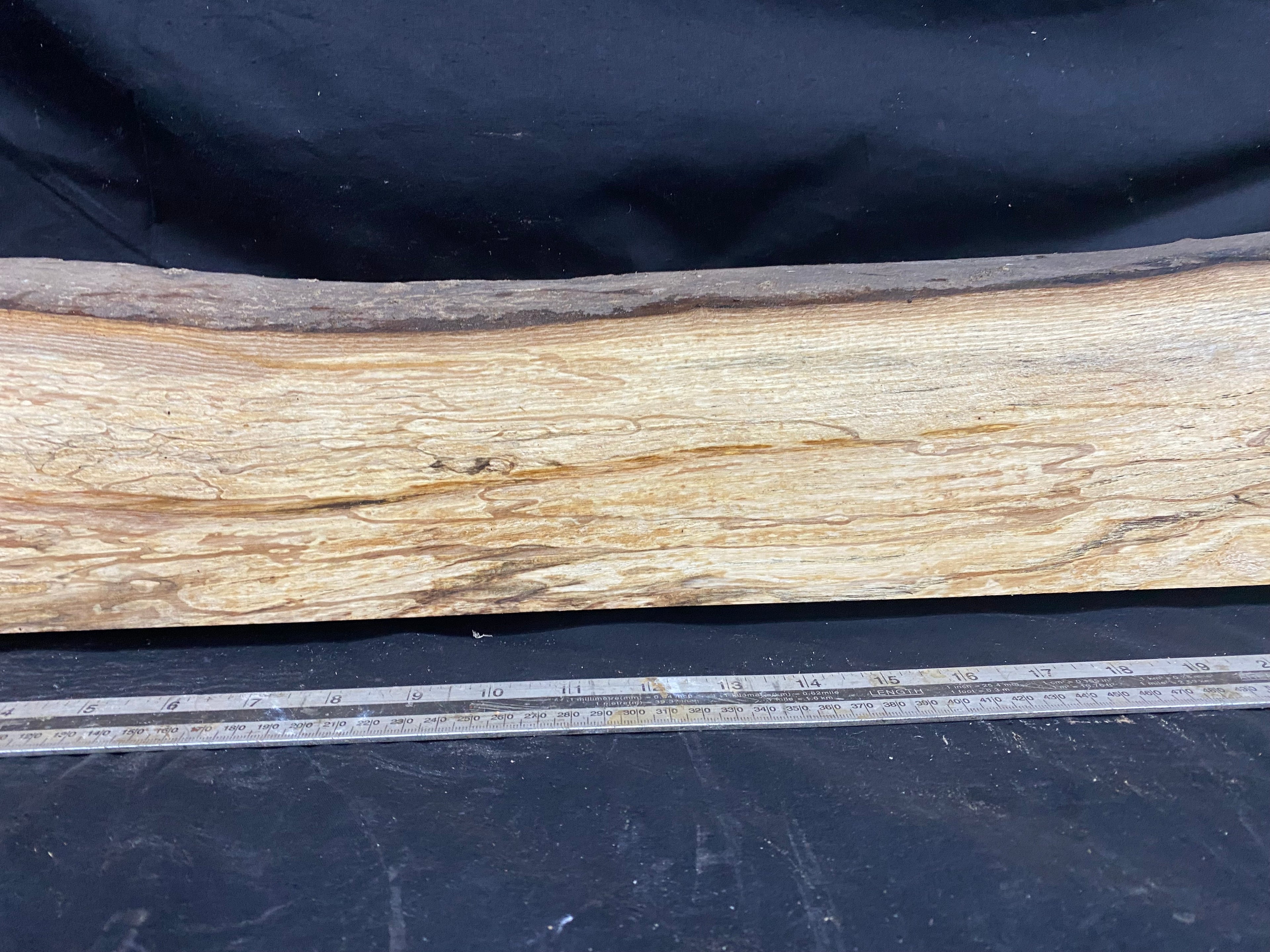 Hardwood window sill, ash timber plank 1229 L x 144 W x 37 D mm     (363)
