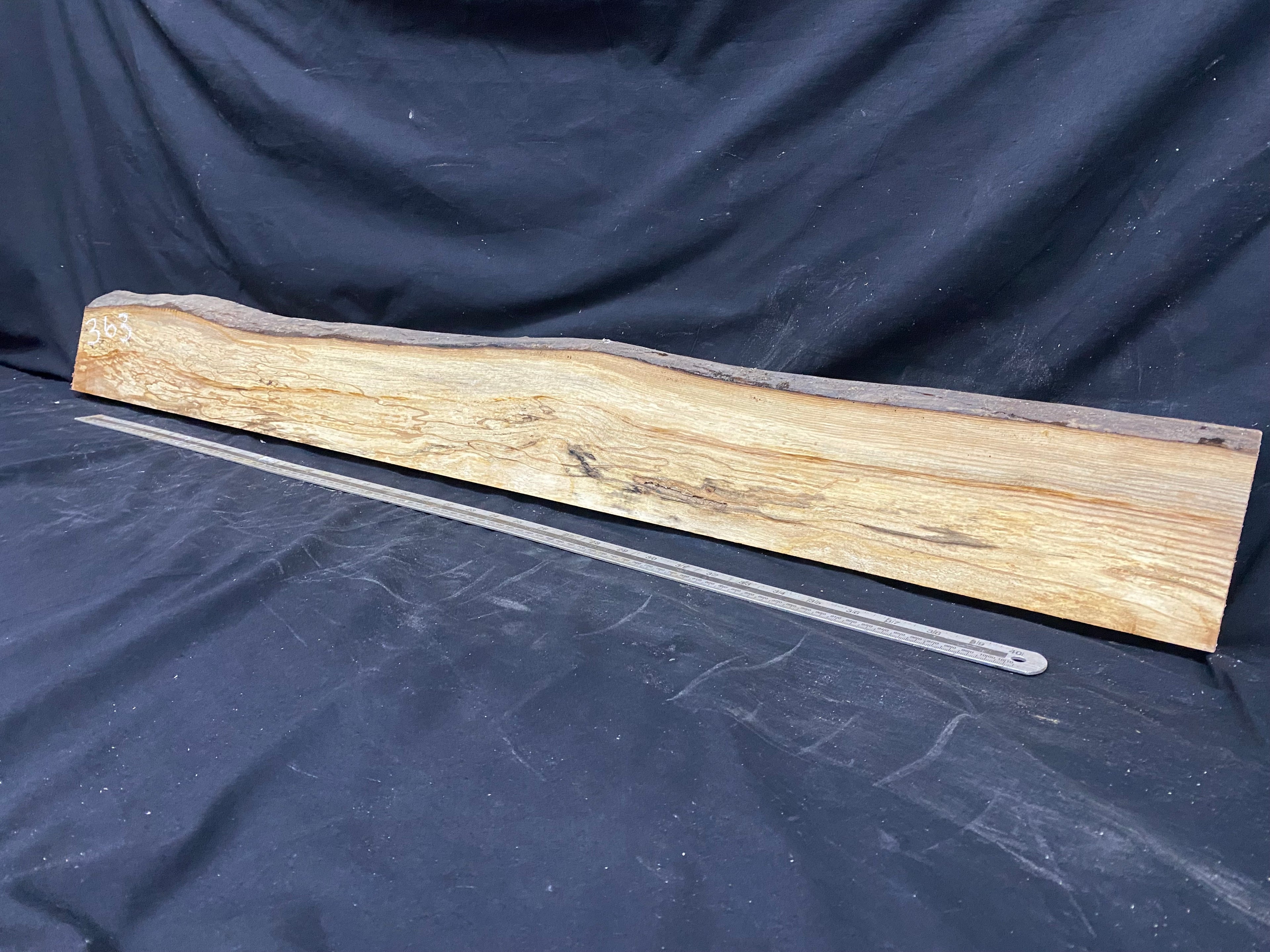 Hardwood window sill, ash timber plank 1229 L x 144 W x 37 D mm     (363)