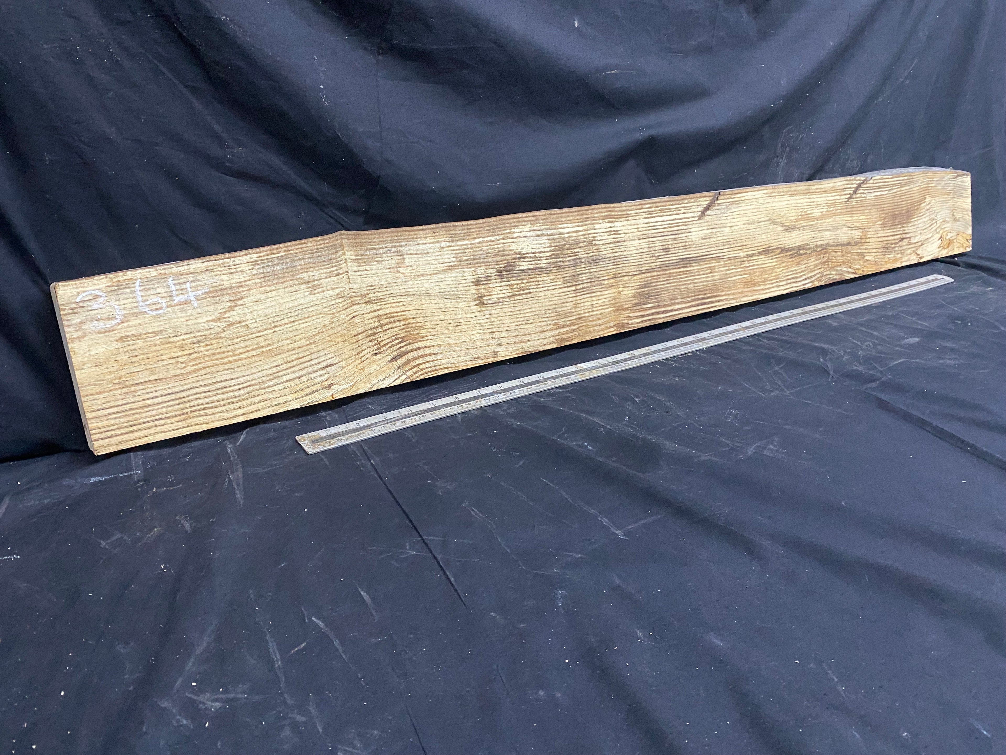 Hardwood window sill, ash timber plank 1351 L x 145 W x 37 D mm     (364)