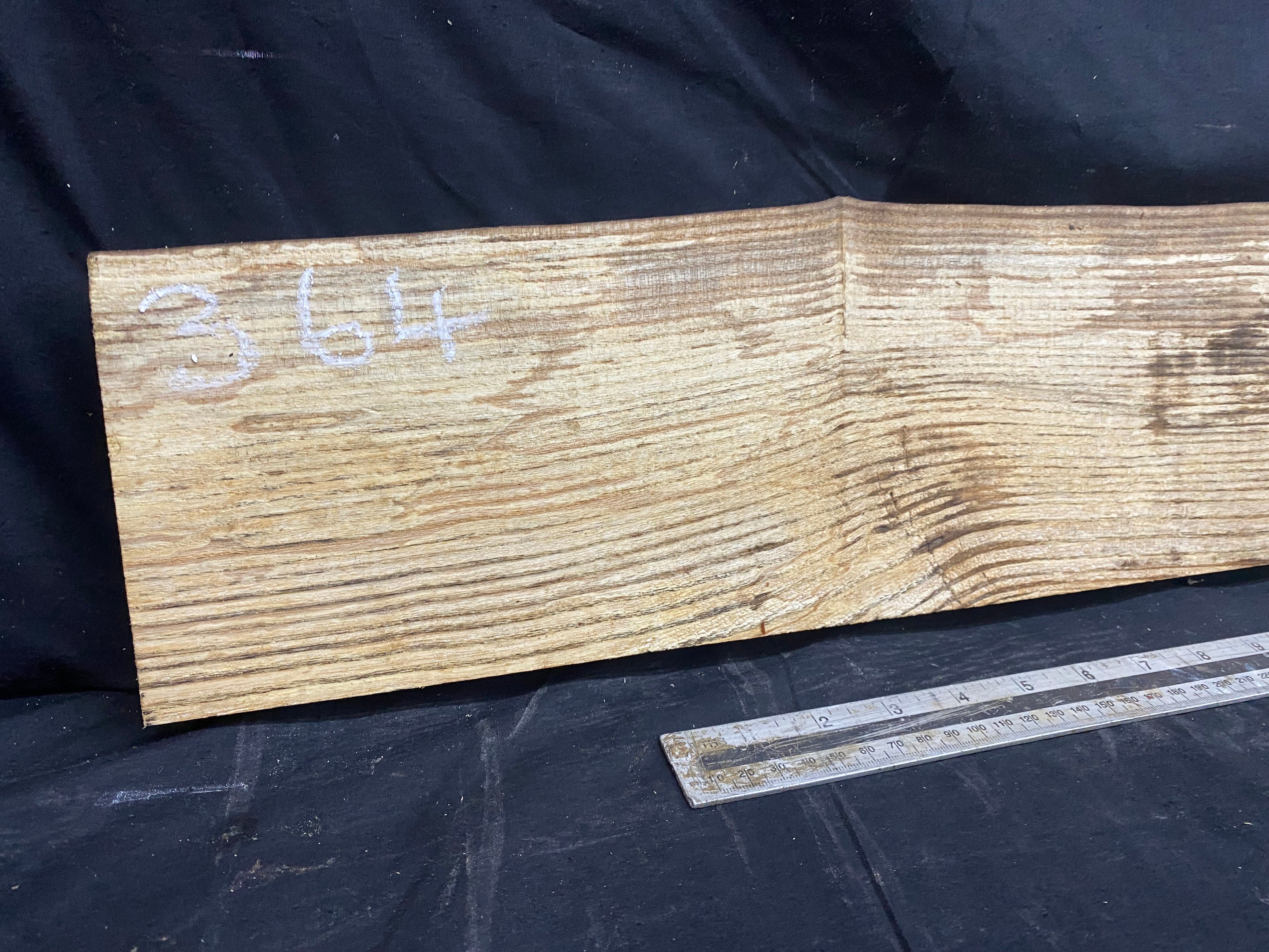 Hardwood window sill, ash timber plank 1351 L x 145 W x 37 D mm     (364)