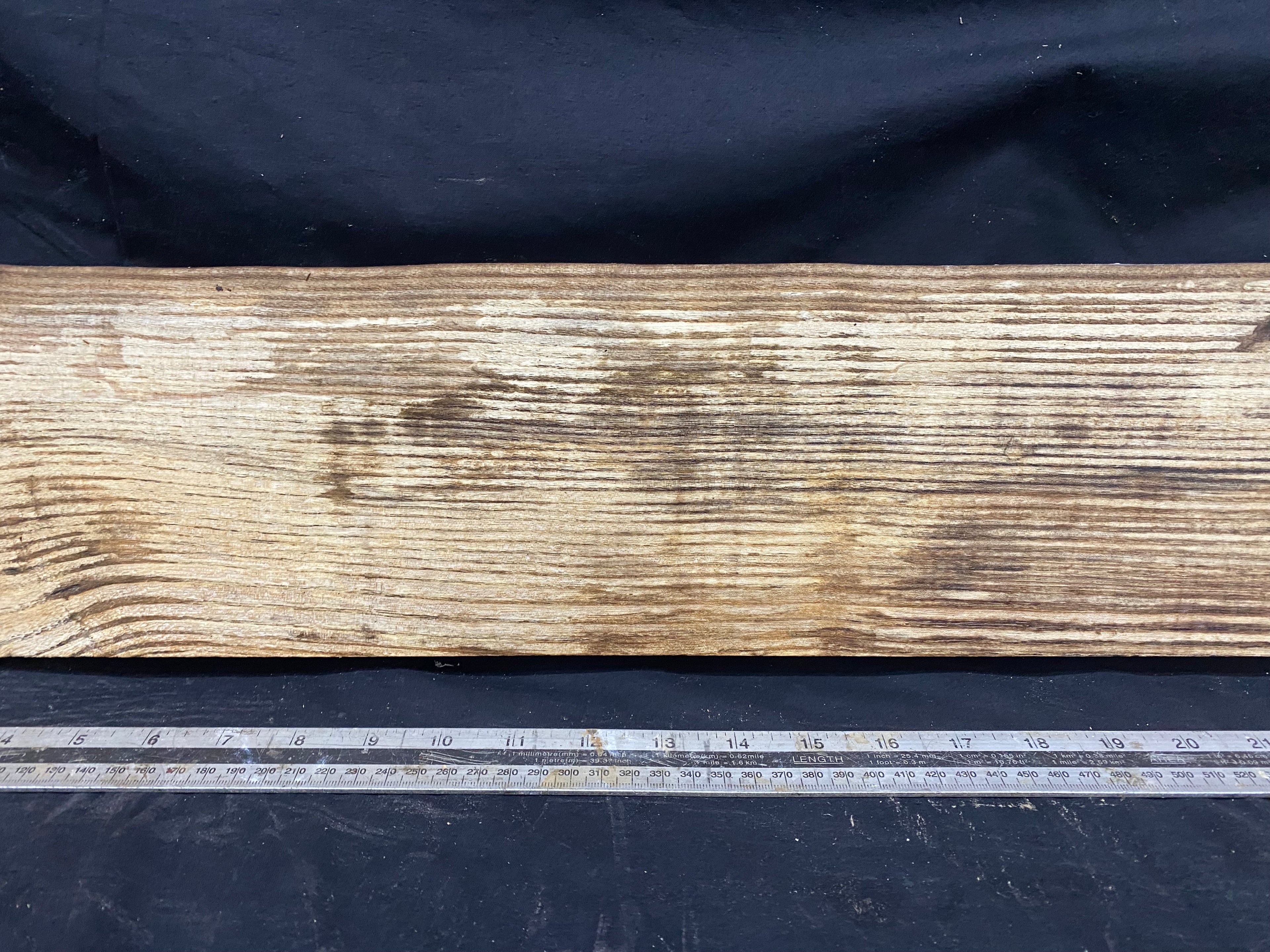 Hardwood window sill, ash timber plank 1351 L x 145 W x 37 D mm     (364)