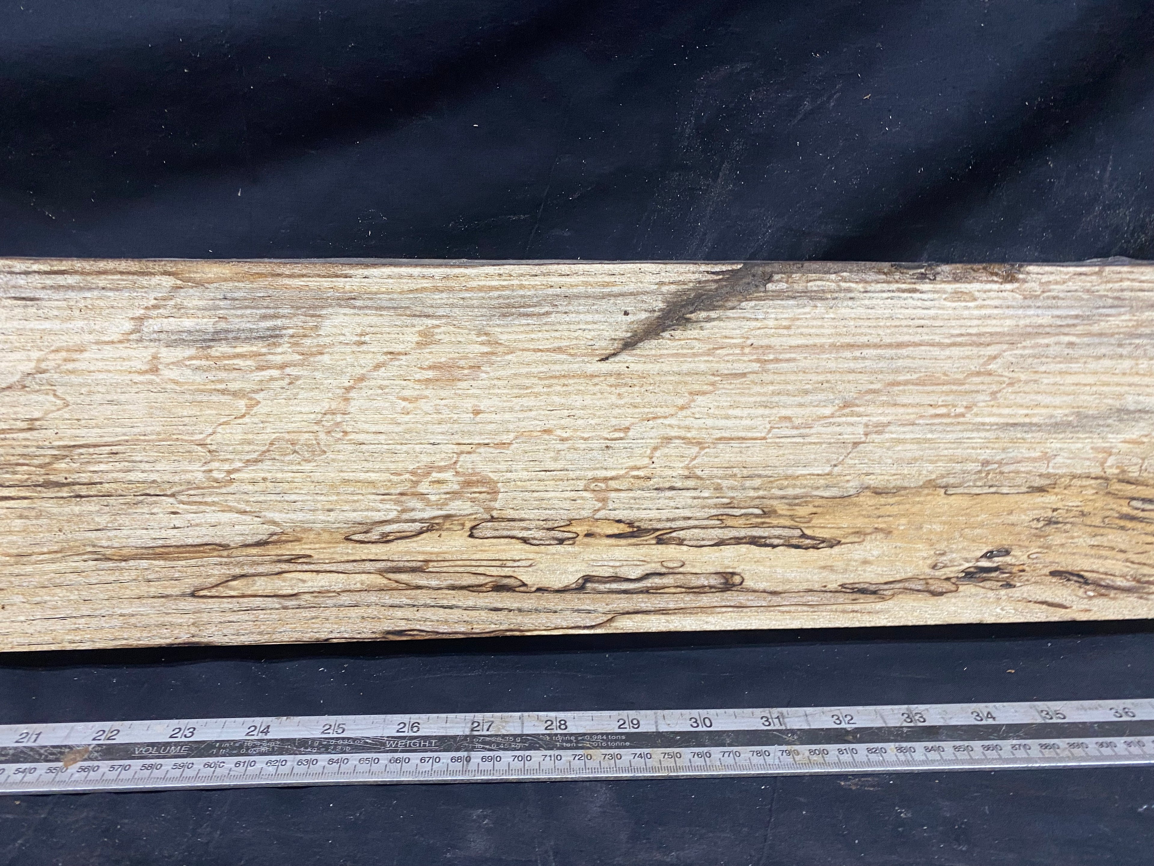 Hardwood window sill, ash timber plank 1351 L x 145 W x 37 D mm     (364)