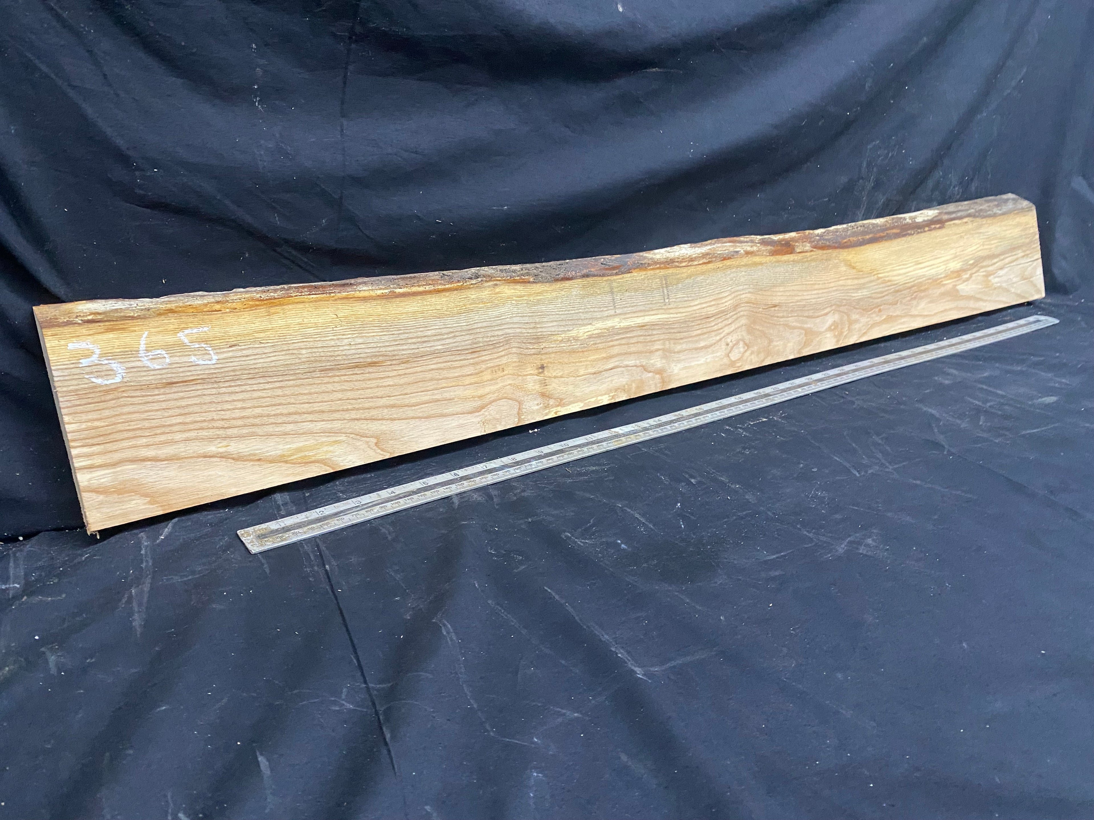 Hardwood window sill, ash timber plank 1184 L x 146 W x 31 D mm     (365)