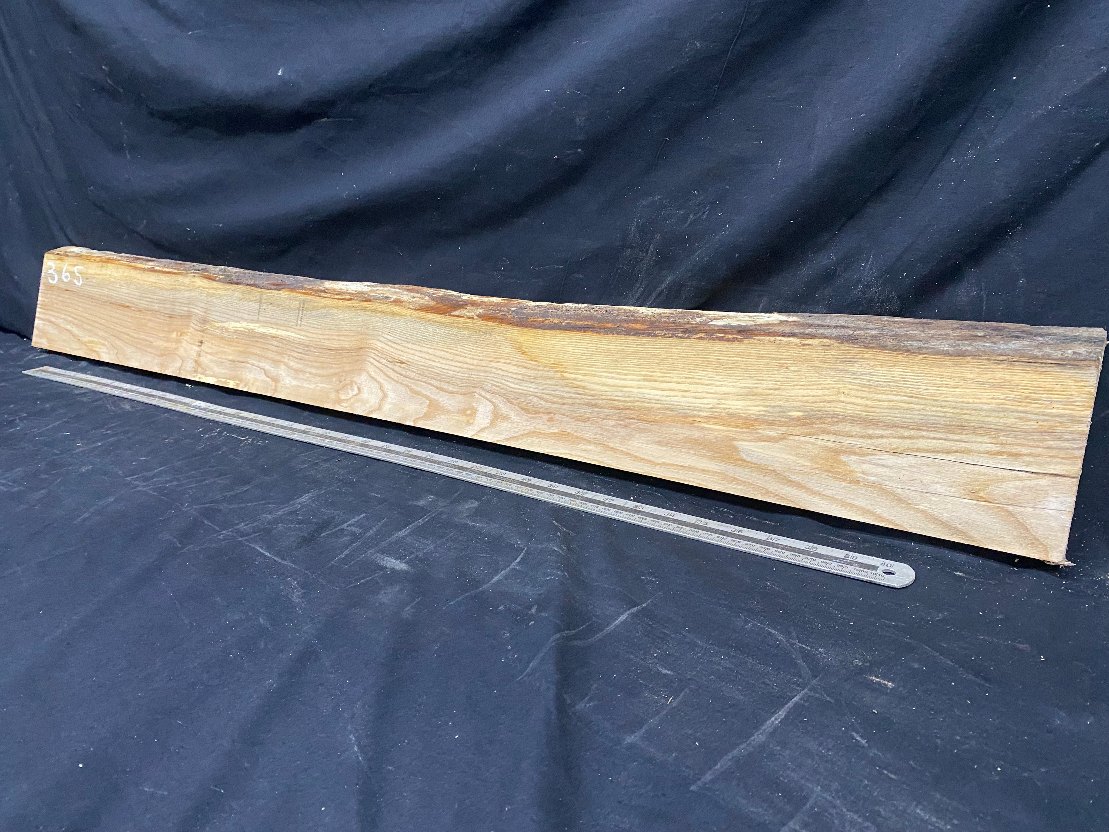 Hardwood window sill, ash timber plank 1184 L x 146 W x 31 D mm     (365)