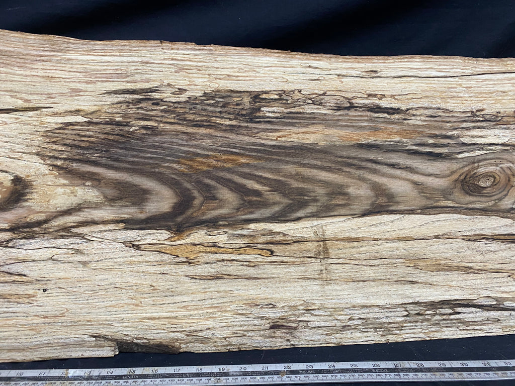 Hardwood window sill, spalted ash plank 1139 L x 436 W x 28 D mm     (355)
