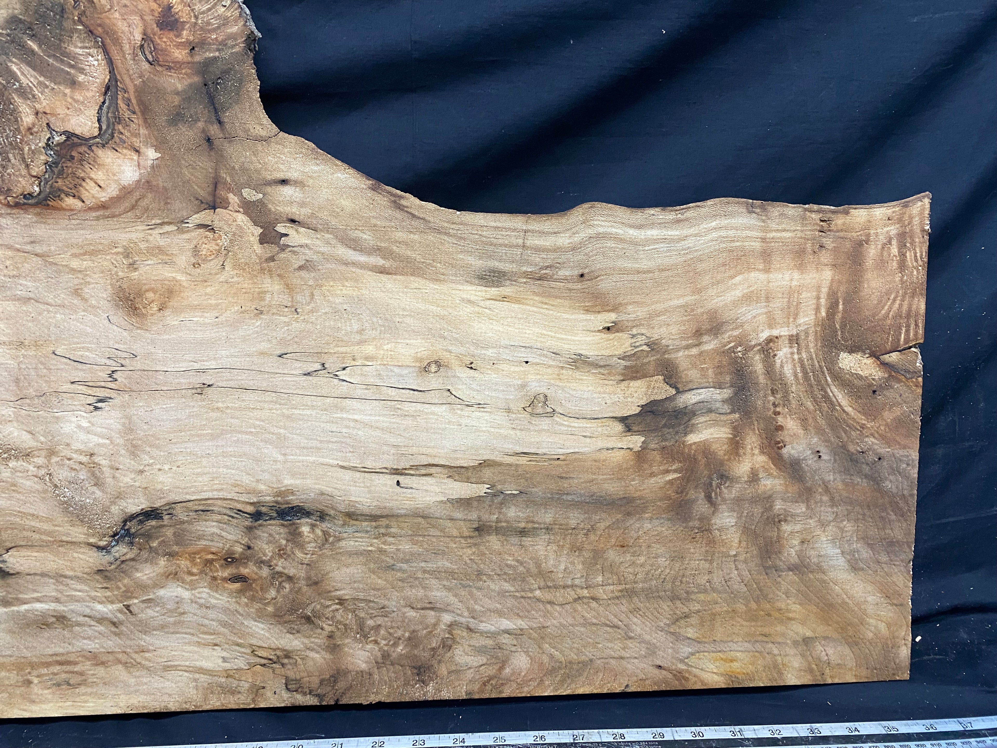 Hardwood plank, shelf, craft,sycamore wood 931 L x 486 W x 48 D mm  (367)
