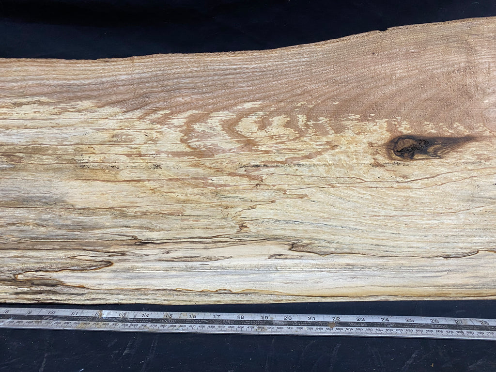 Hardwood shelf,  window sill, ash plank 1270 L x 350 W x 30 D mm     (356)