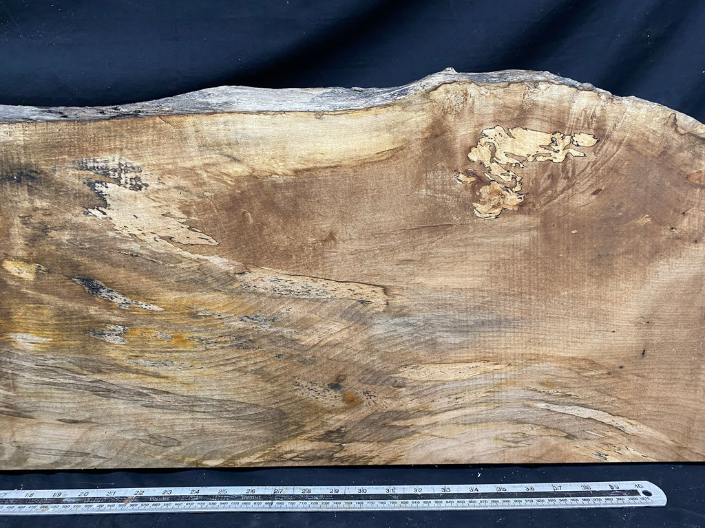 Hardwood plank, shelf, craft,sycamore wood 1232 L x 374 W x 48 D mm  (368)