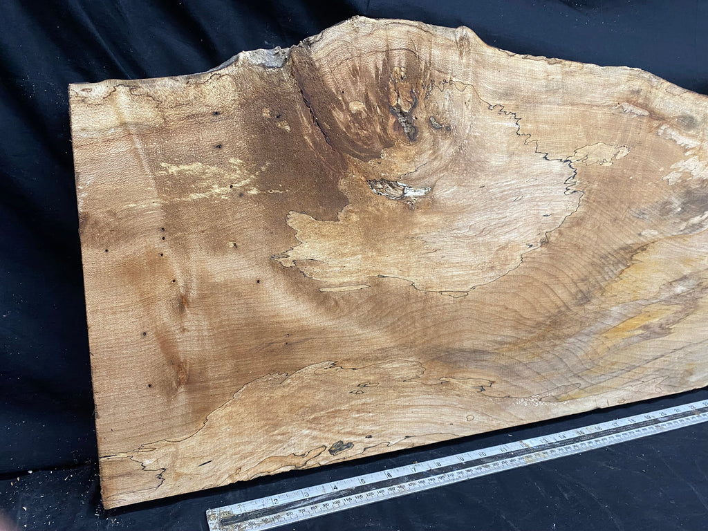 Hardwood plank, shelf, craft,sycamore wood 1232 L x 374 W x 48 D mm  (368)