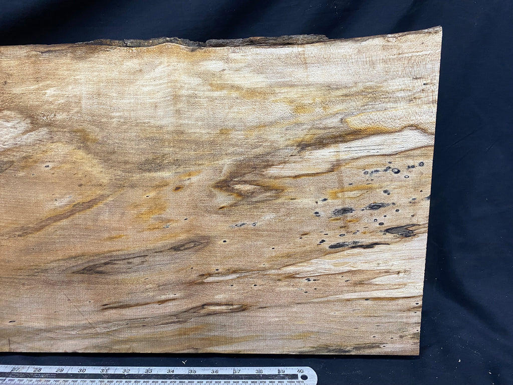 Hardwood plank, shelf, craft,sycamore wood 1232 L x 374 W x 48 D mm  (368)
