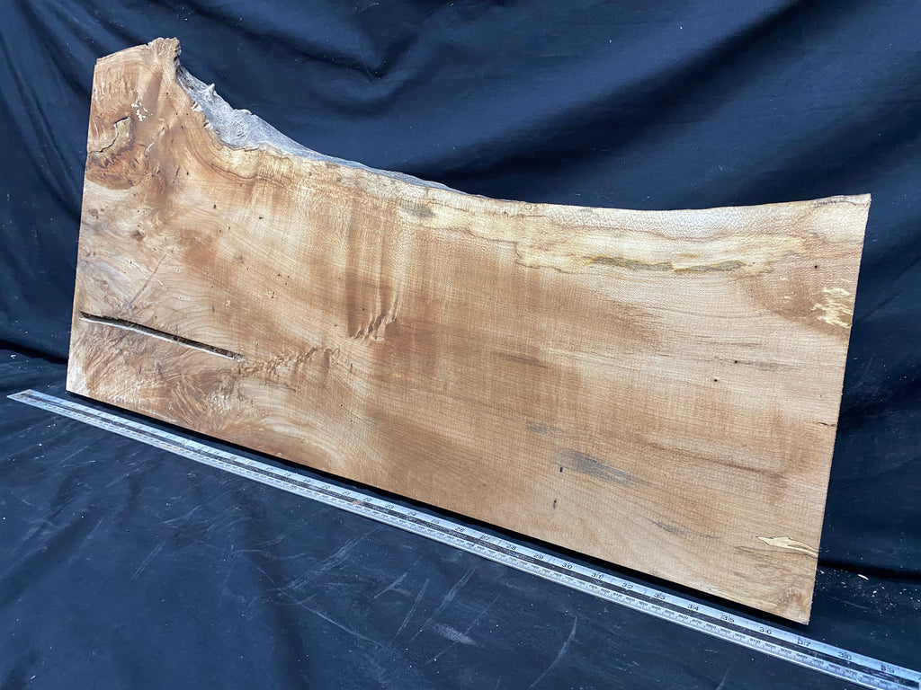 Hardwood plank, shelf, craft,sycamore wood 867 L x 414 W x 48 D mm  (369)