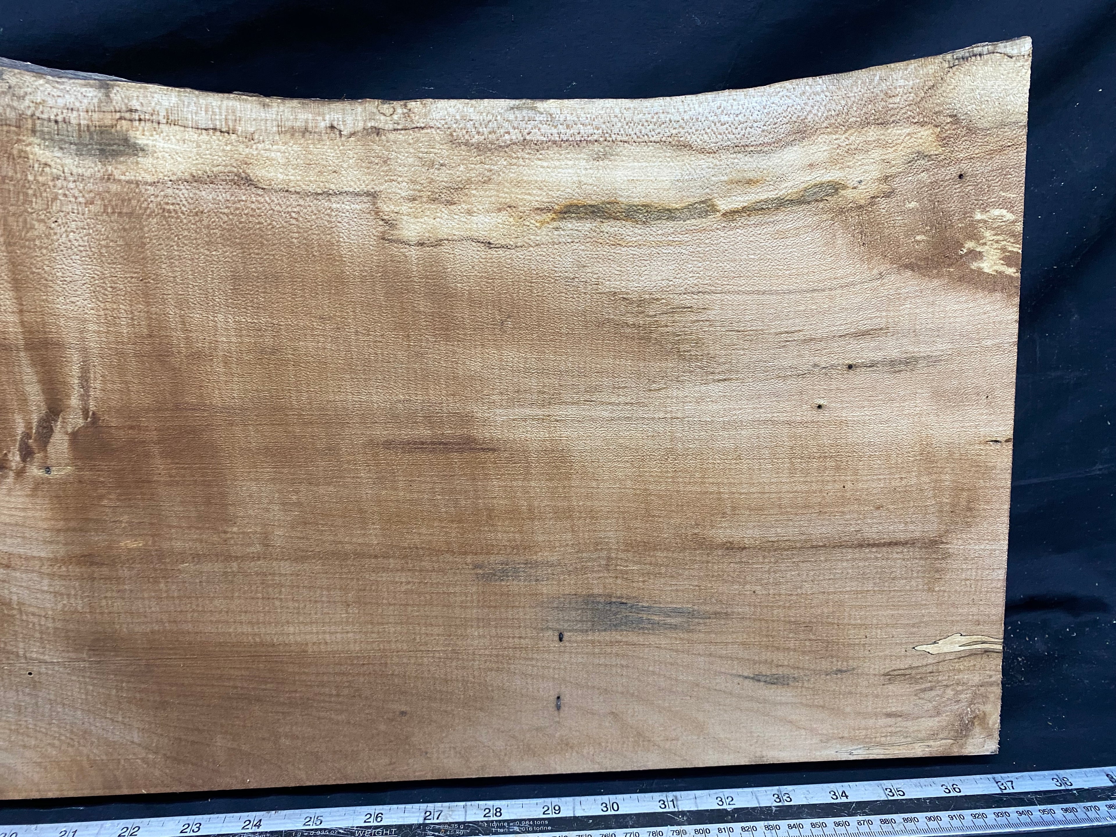 Hardwood plank, shelf, craft,sycamore wood 867 L x 414 W x 48 D mm  (369)