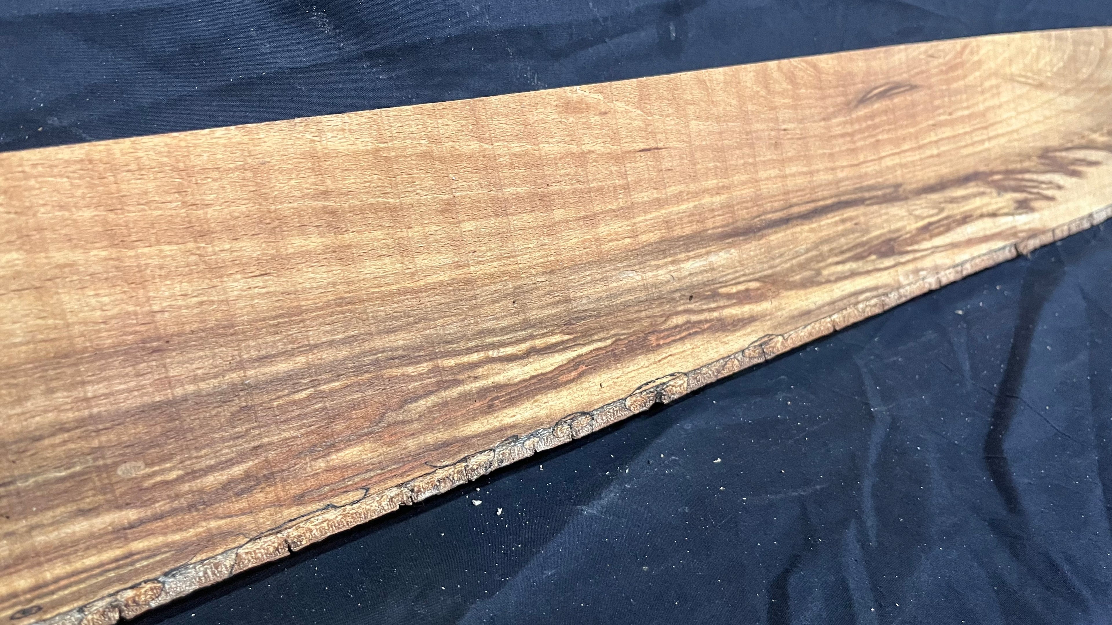Spalted Beech hardwood boards, shelving 1255 L x 150 W x 25 D mm     (391)