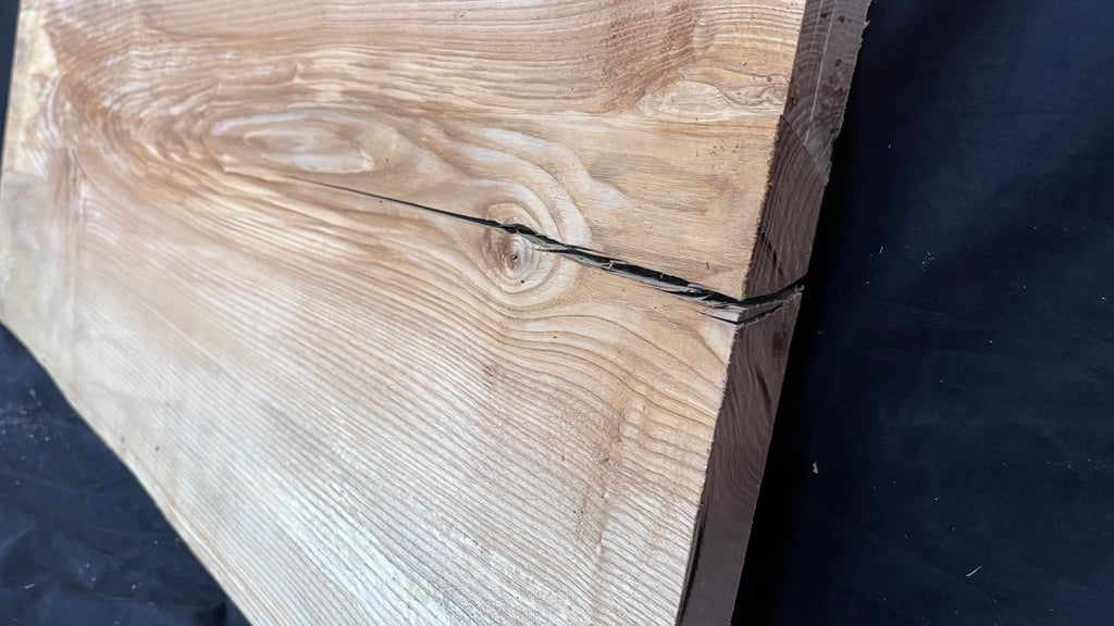 Hardwood window sill, ash timber plank 1188 L x 485 W x 35 D mm     (400)