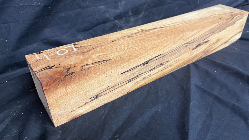 Spalted beech 589 x 91 mm A Grade Wood Turning Blank (407)