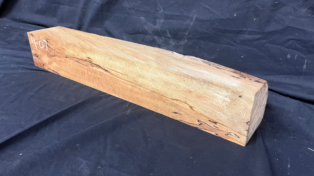 Spalted beech 589 x 91 mm A Grade Wood Turning Blank (407)