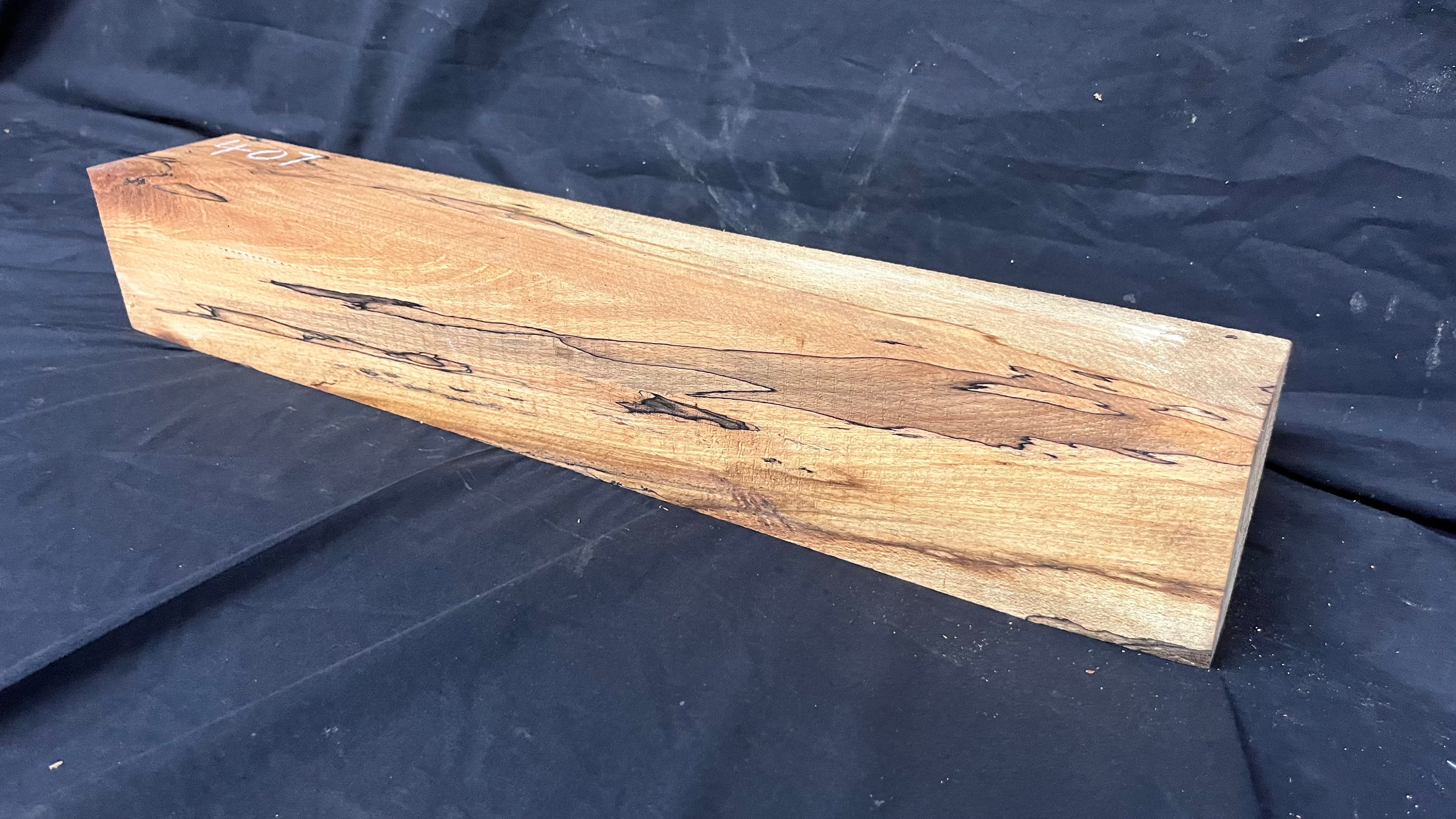 Spalted beech 589 x 91 mm A Grade Wood Turning Blank (407)