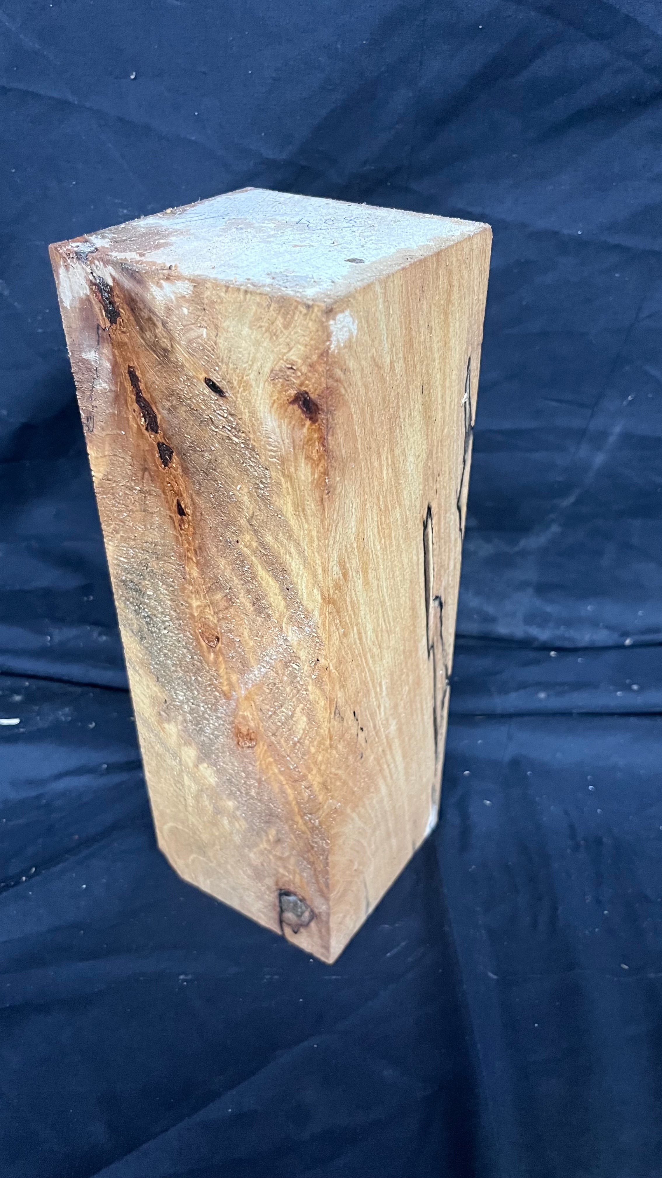 Spalted beech 275 x 93 mm B Grade Wood Turning Blank (408)