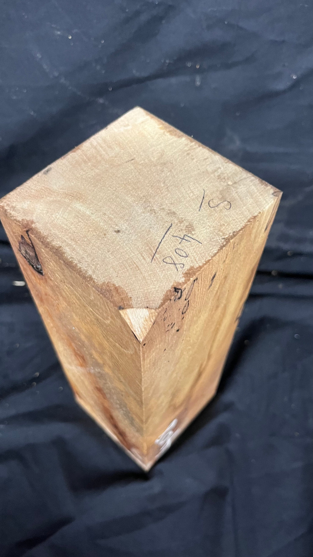 Spalted beech 275 x 93 mm B Grade Wood Turning Blank (408)