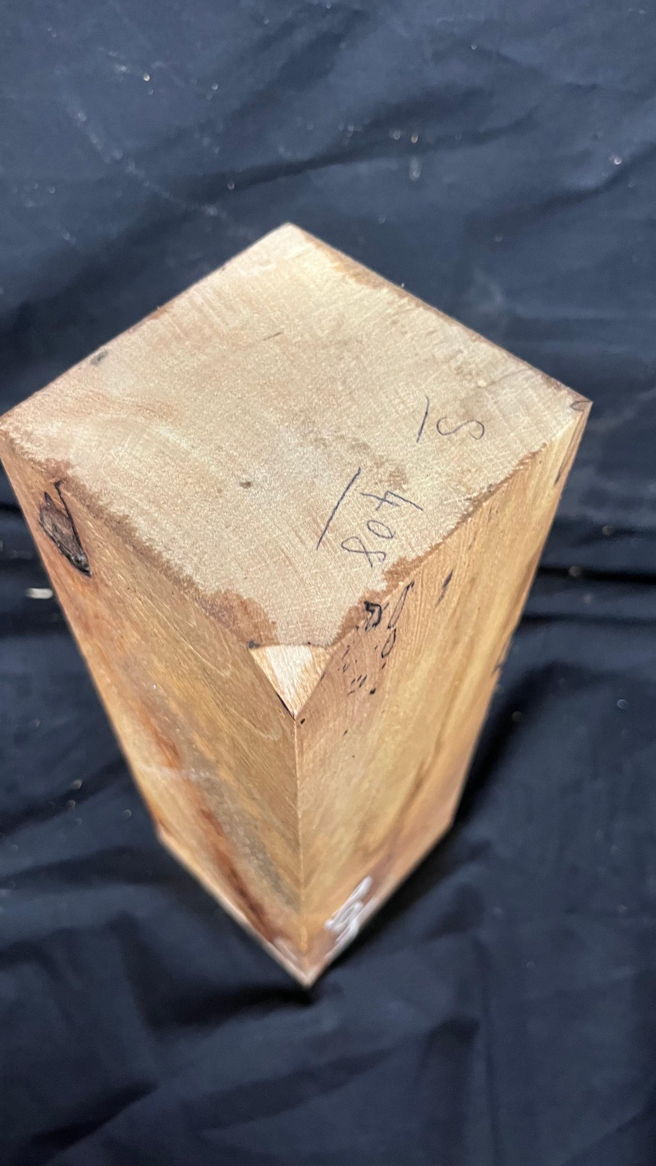 Spalted beech 275 x 93 mm B Grade Wood Turning Blank (408)