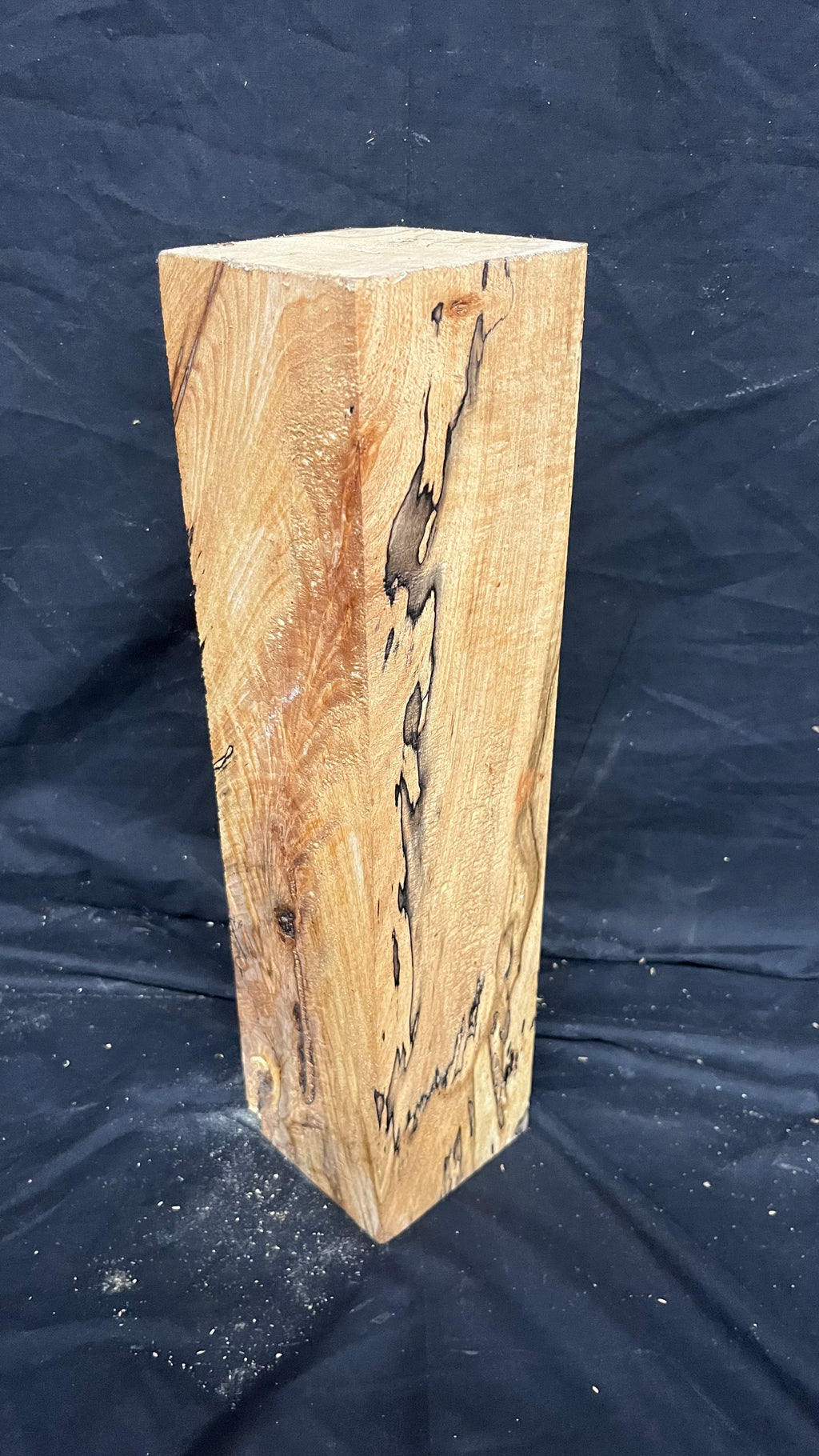 Spalted beech 383 x 93 mm B Grade Wood Turning Blank (409)