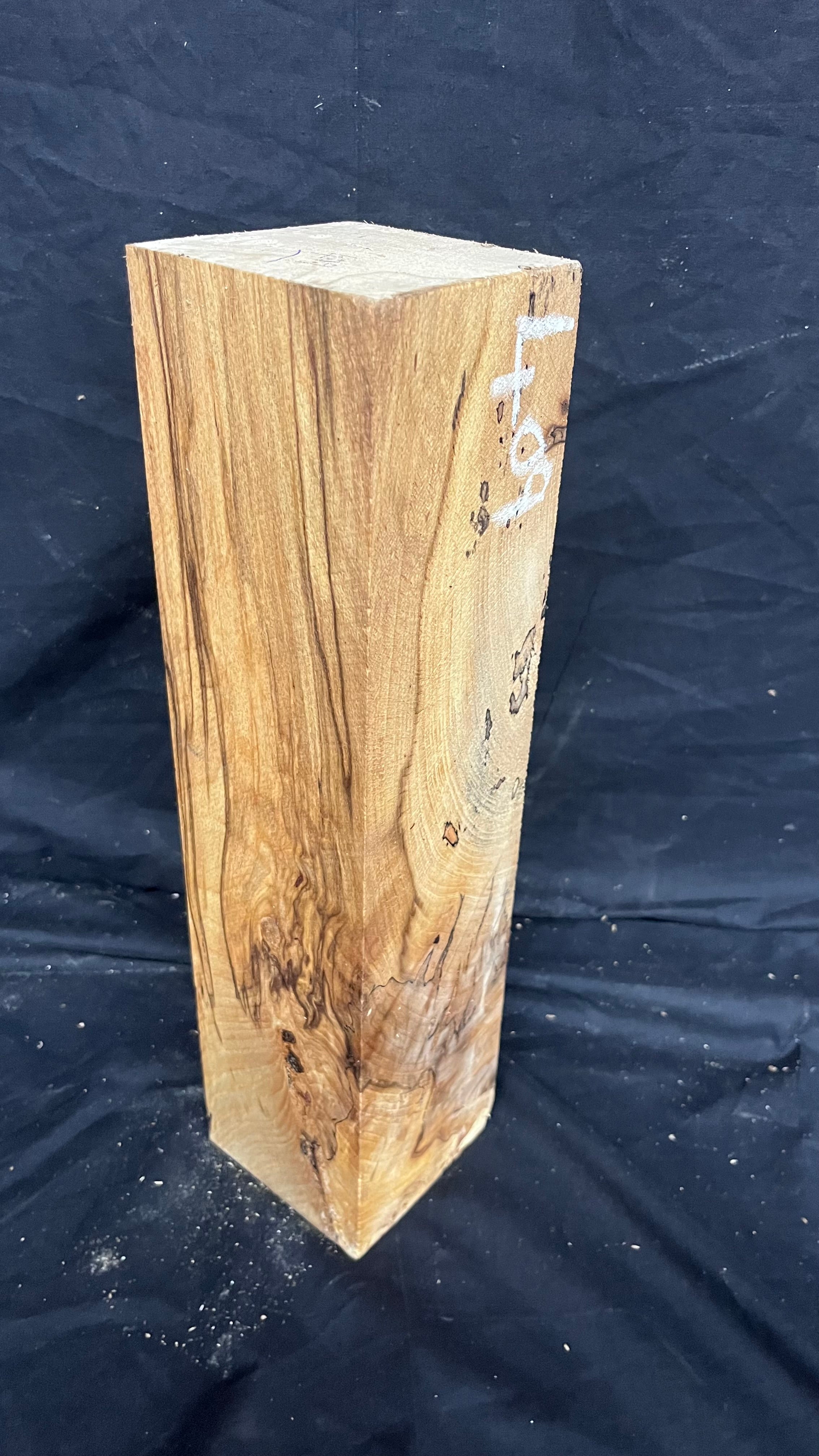 Spalted beech 383 x 93 mm B Grade Wood Turning Blank (409)