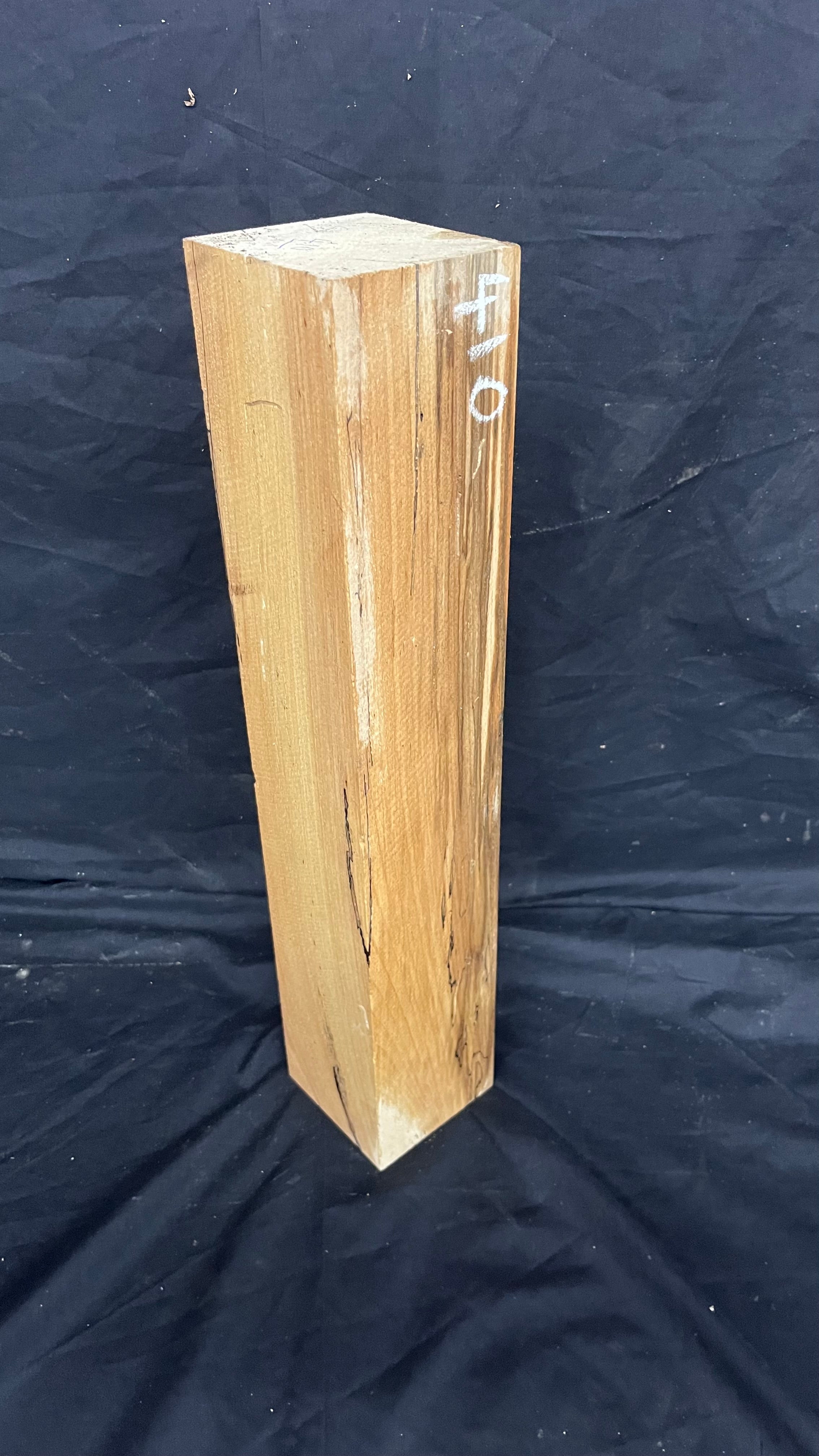 Spalted beech 509 x 93 mm C Grade Wood Turning Blank (410)