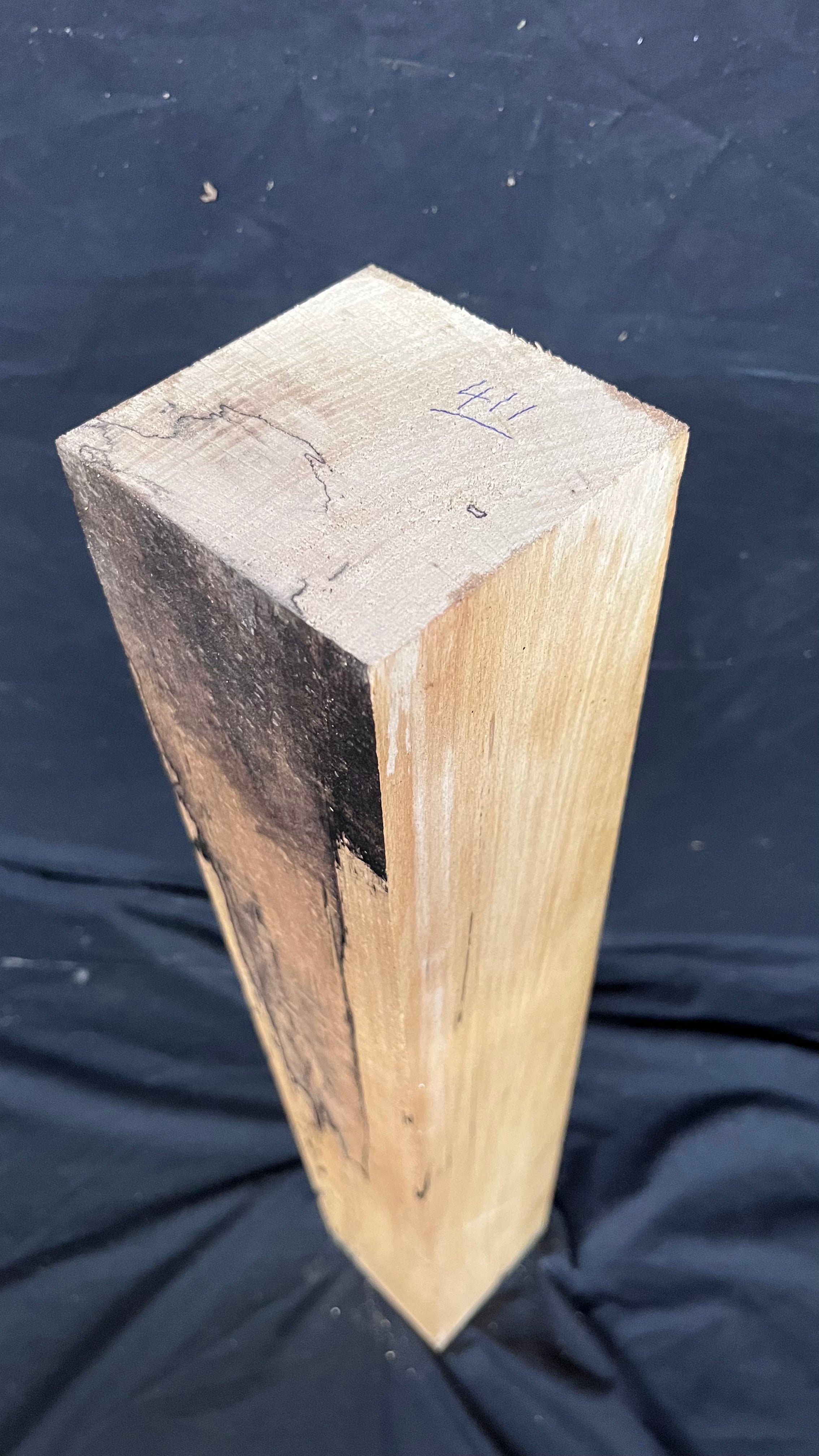 Spalted beech 597 x 93 mm A Grade Wood Turning Blank (411)