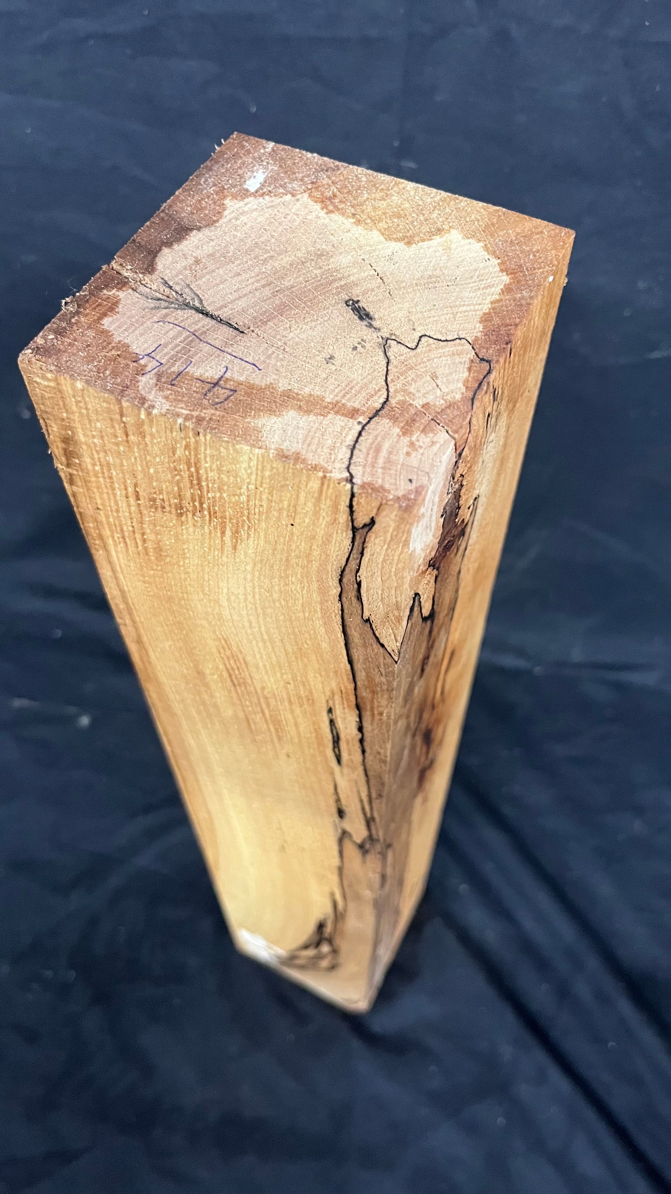 Spalted beech 519 x 93 mm C Grade Wood Turning Blank (414)
