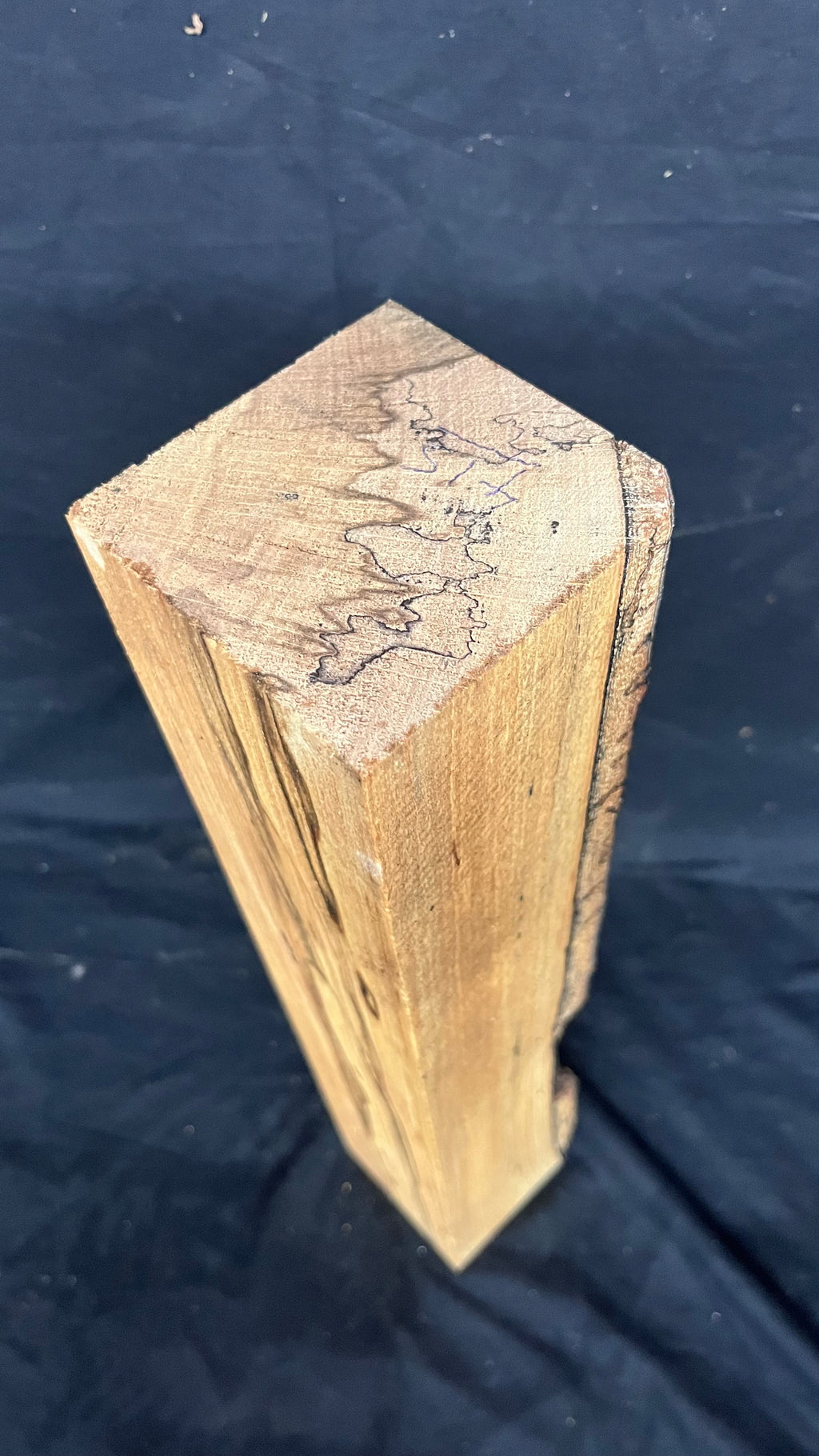 Spalted beech 542 x 93 mm A Grade Wood Turning Blank (415)